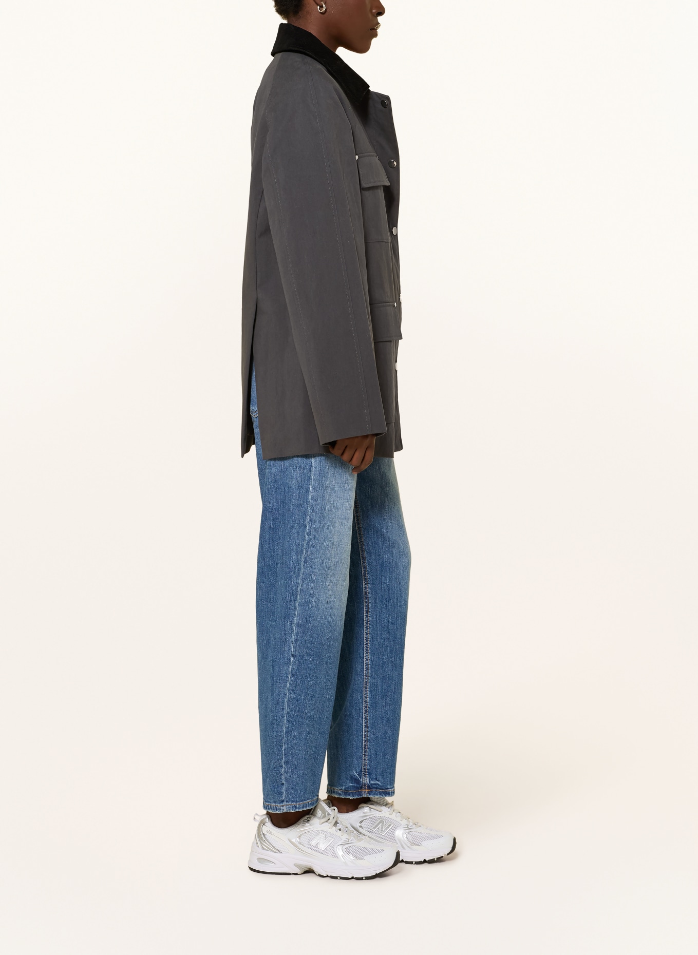 CAMBIO ELLI Barrel Jeans: 5257 slub mid used