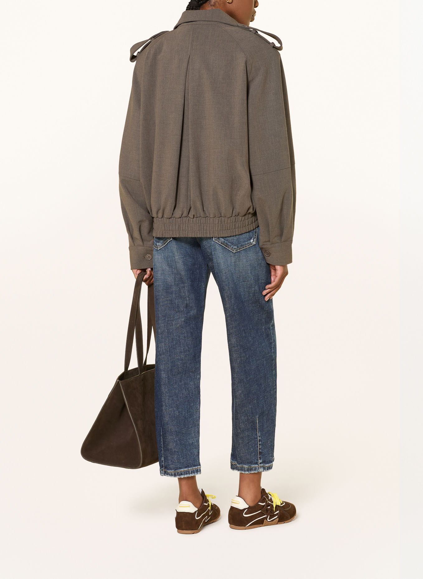 CAMBIO Barrel Jeans ELIN: 5061 rustic dark cross