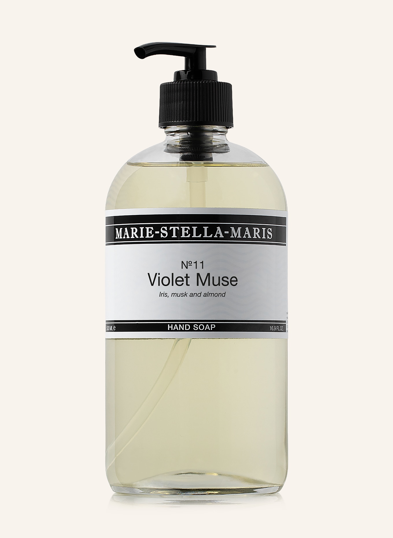 MARIE-STELLA-MARIS Handseife VIOLET MUSE: WEISS / SCHWARZ