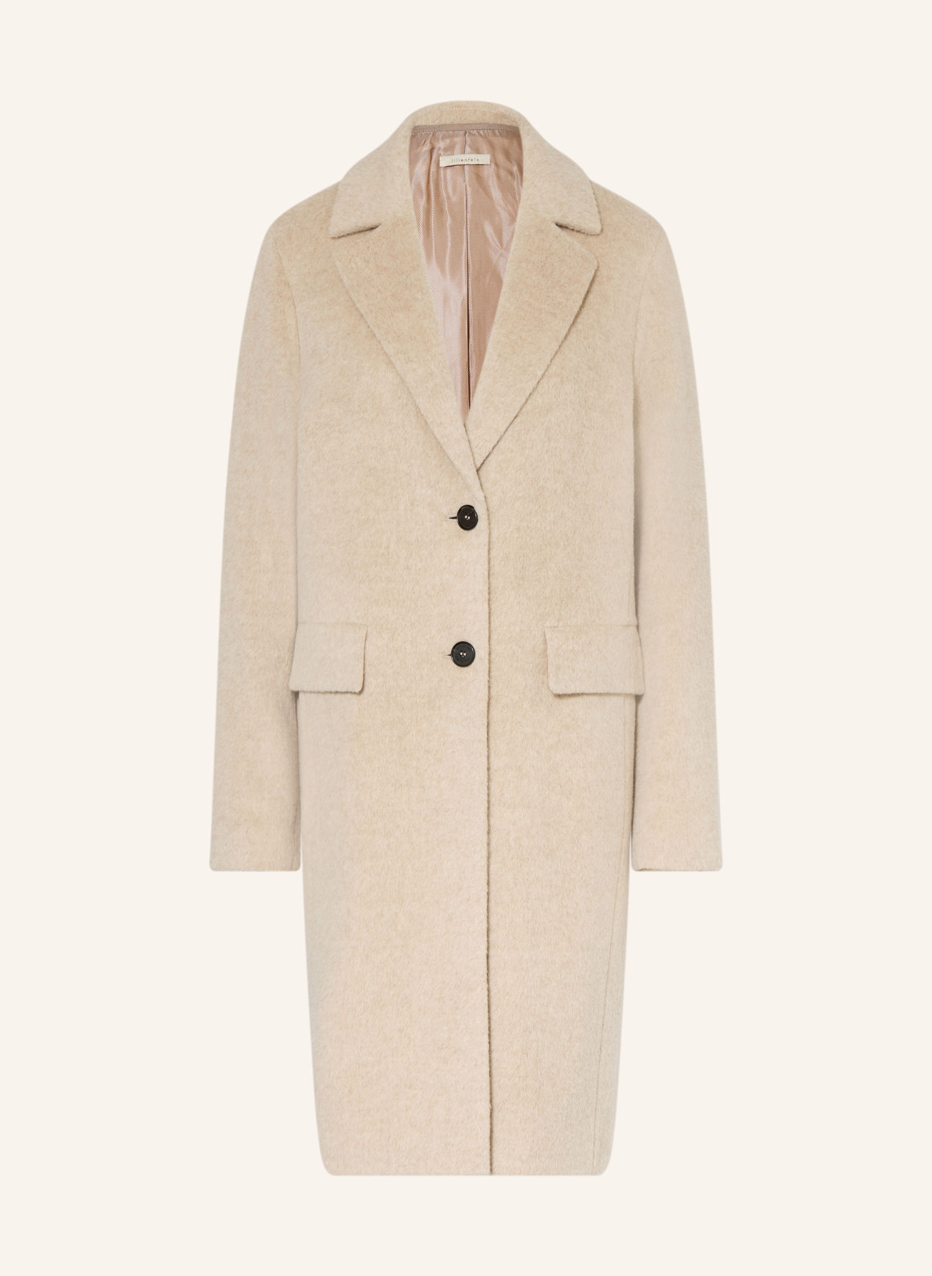 lilienfels Mantel mit Alpaka: BEIGE