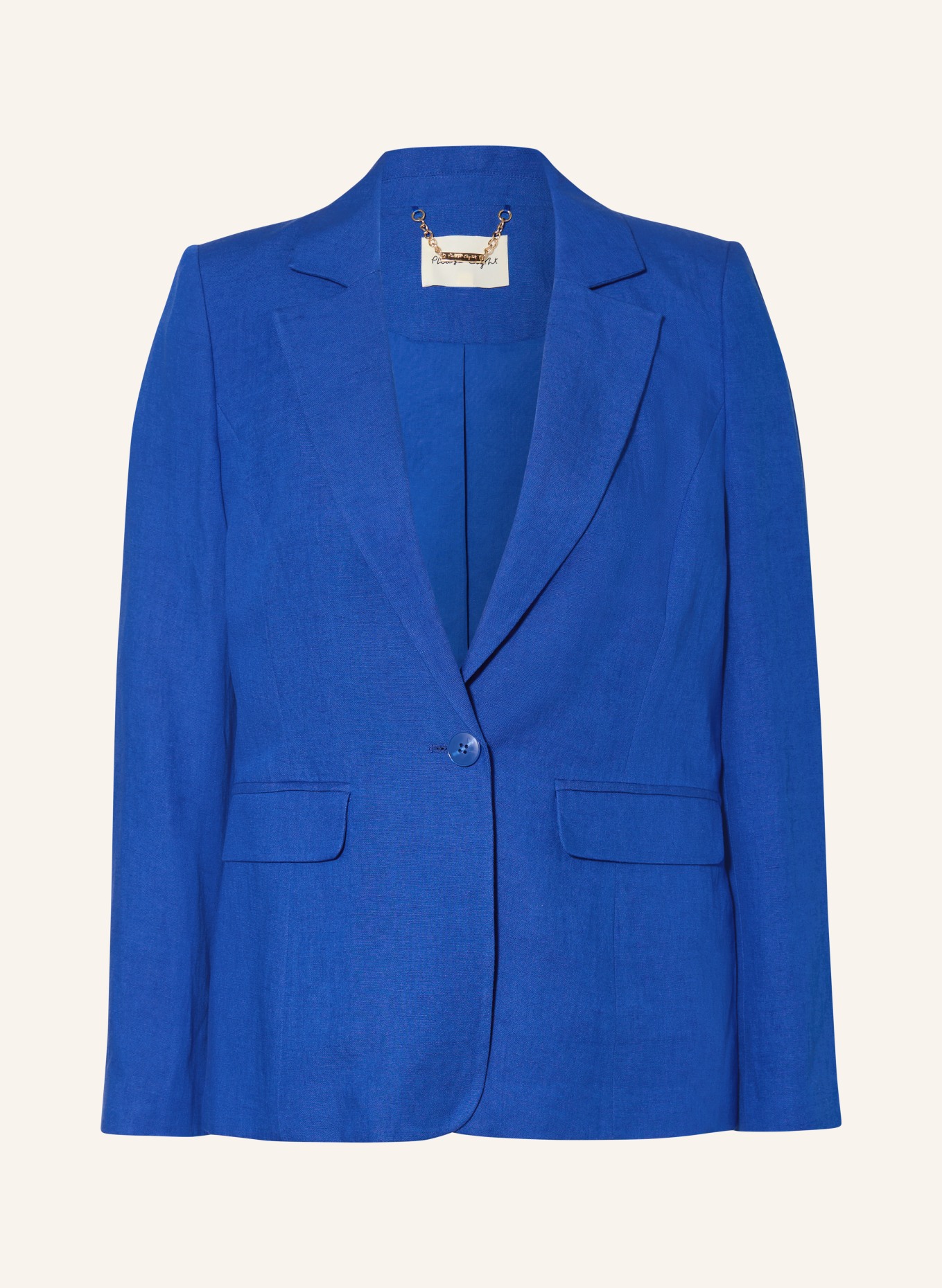 Phase Eight Blazer FLOETTE mit Leinen: BLAU