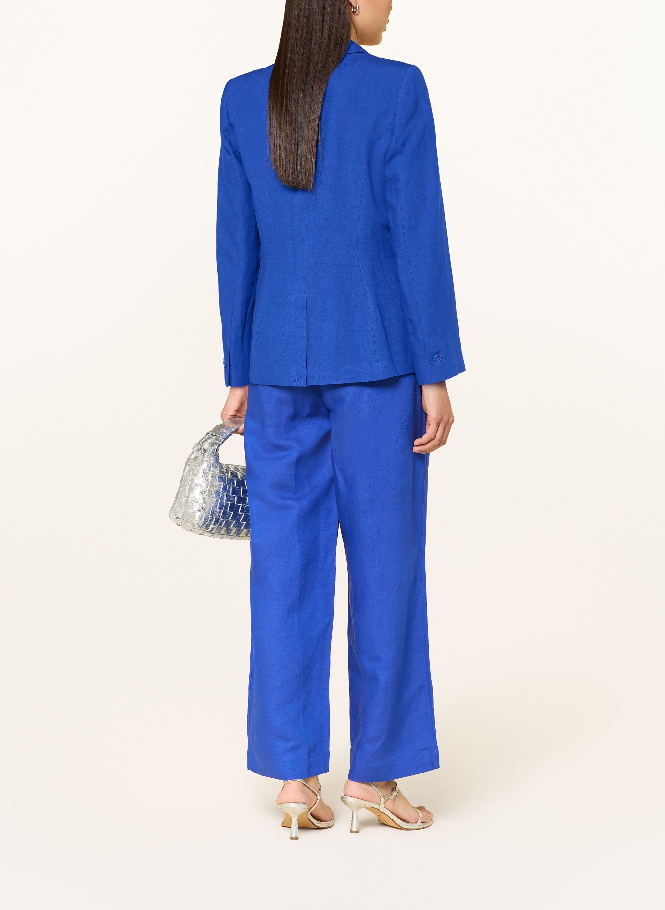 Phase Eight Blazer FLOETTE mit Leinen: BLAU