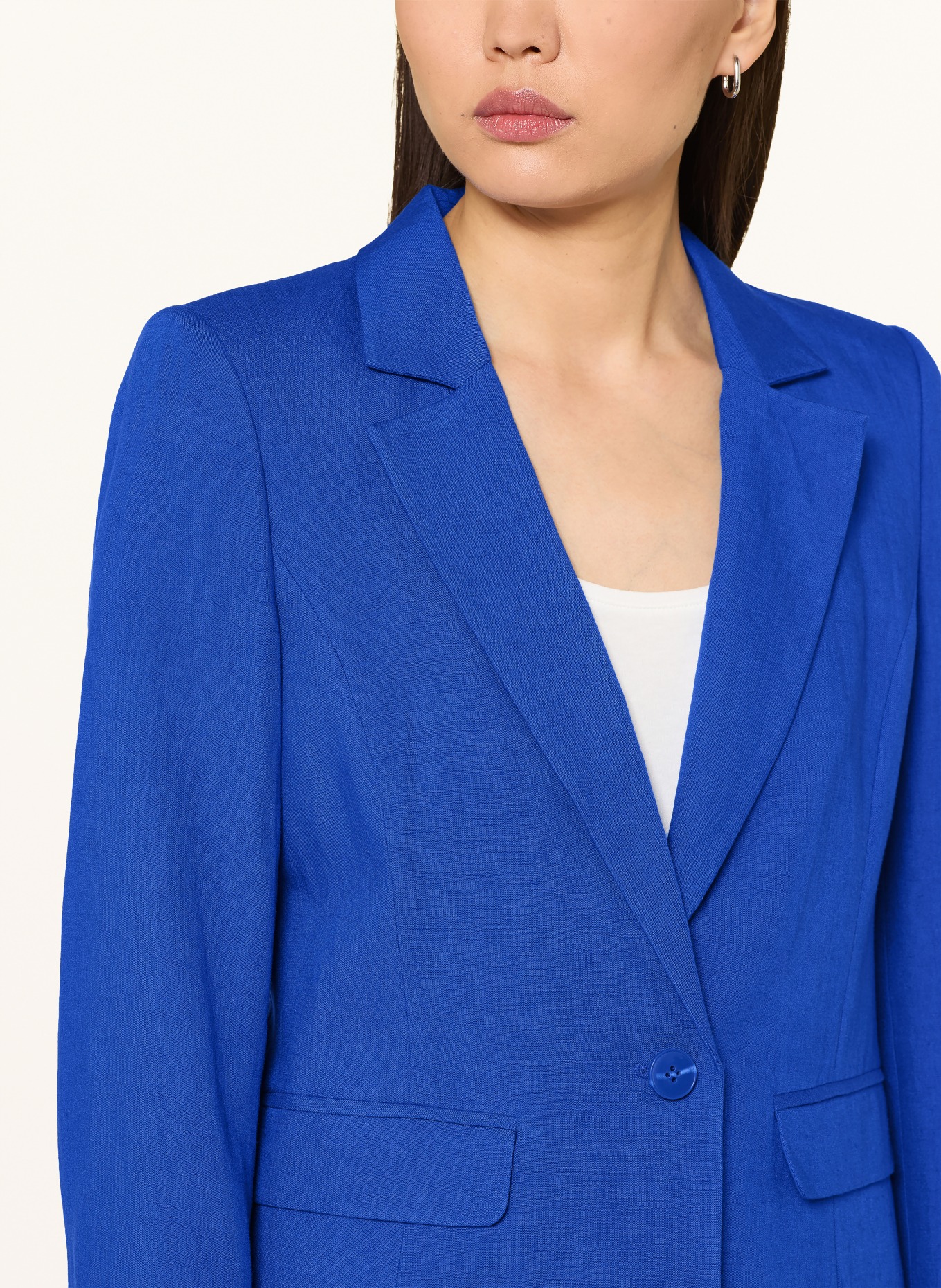 Phase Eight Blazer FLOETTE mit Leinen: BLAU