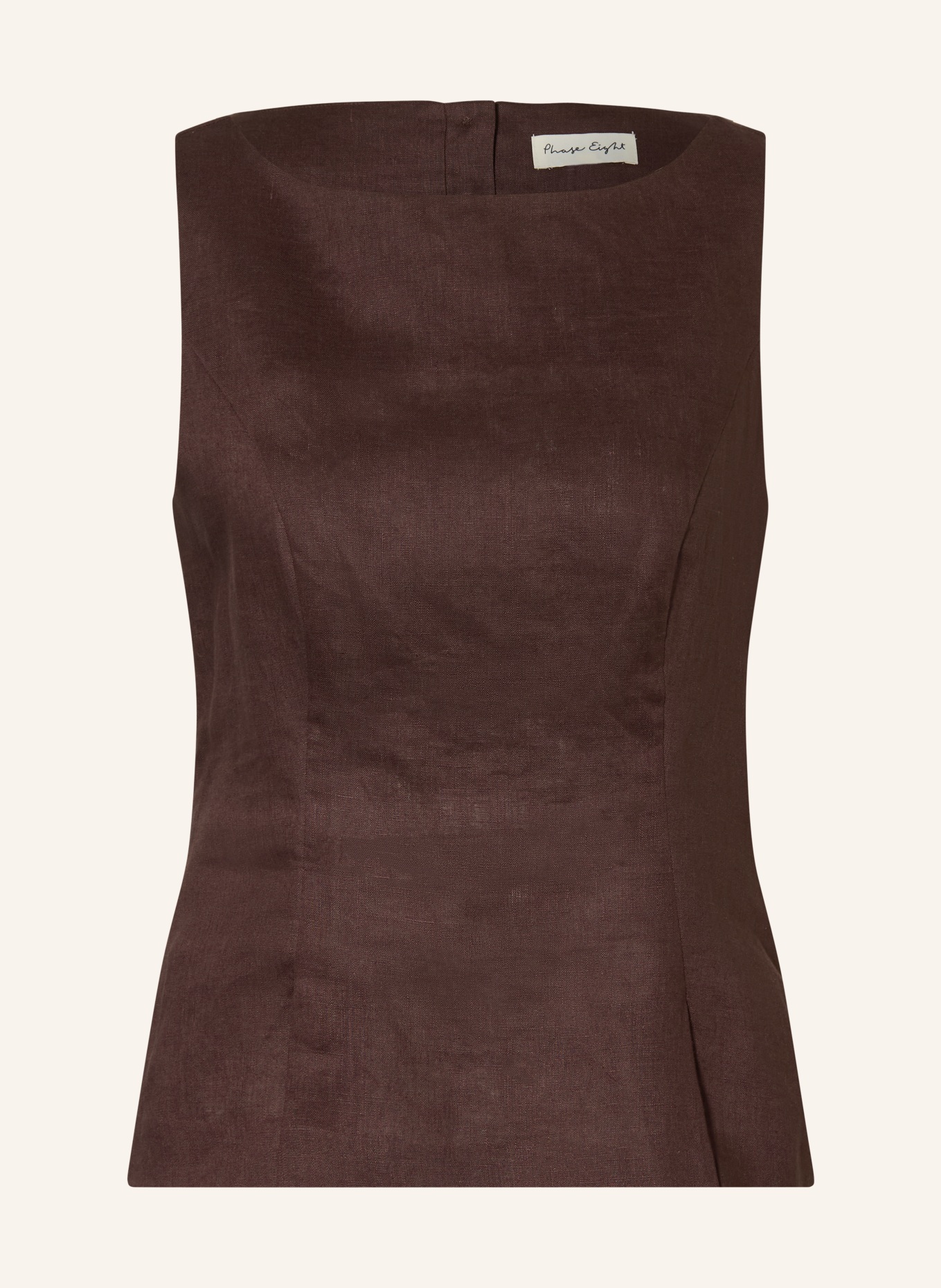Phase Eight Leinentop ISABELLE: DUNKELBRAUN
