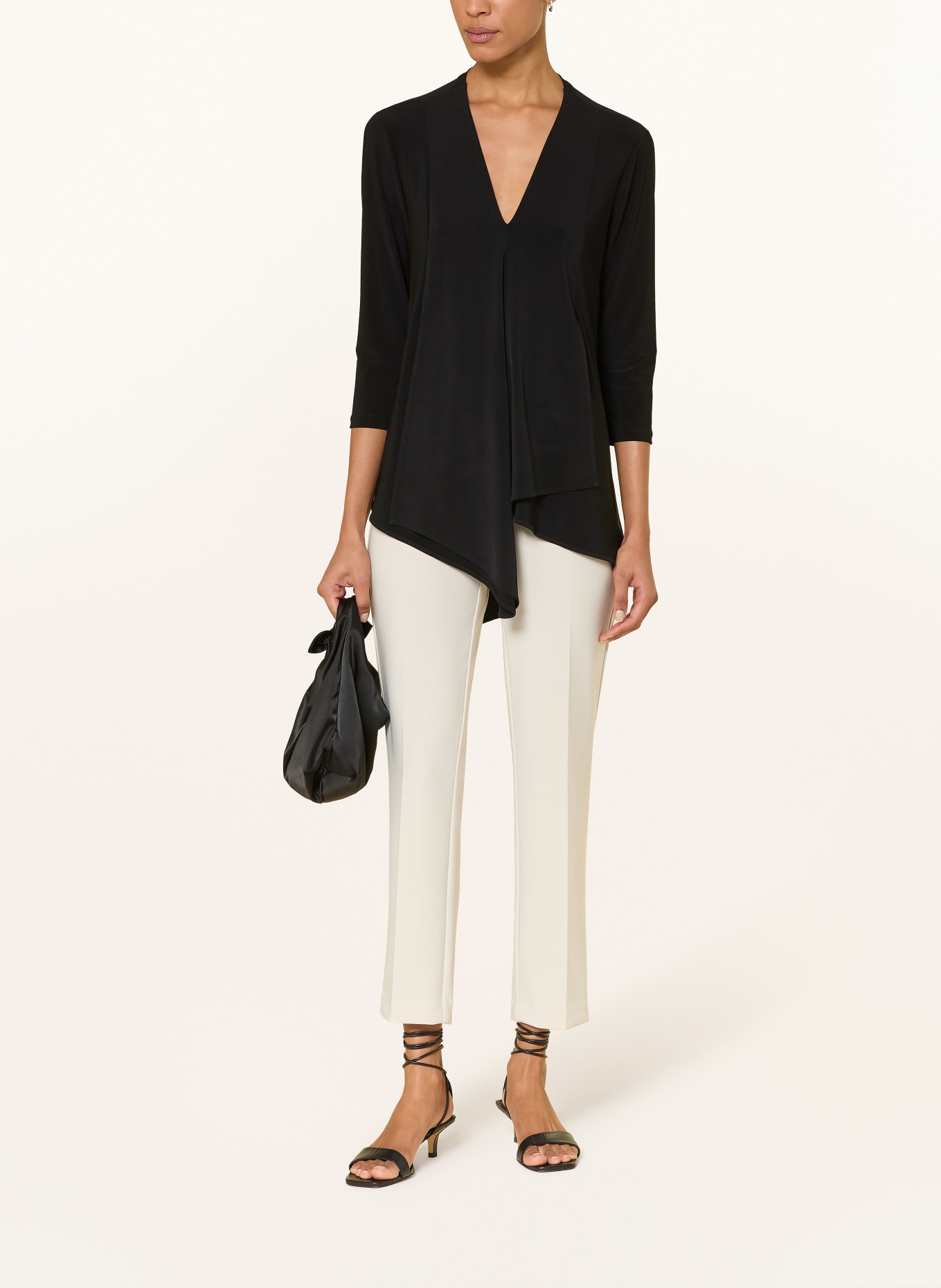 Joseph Ribkoff Blůza s 3/4 rukávy: ČERNÁ