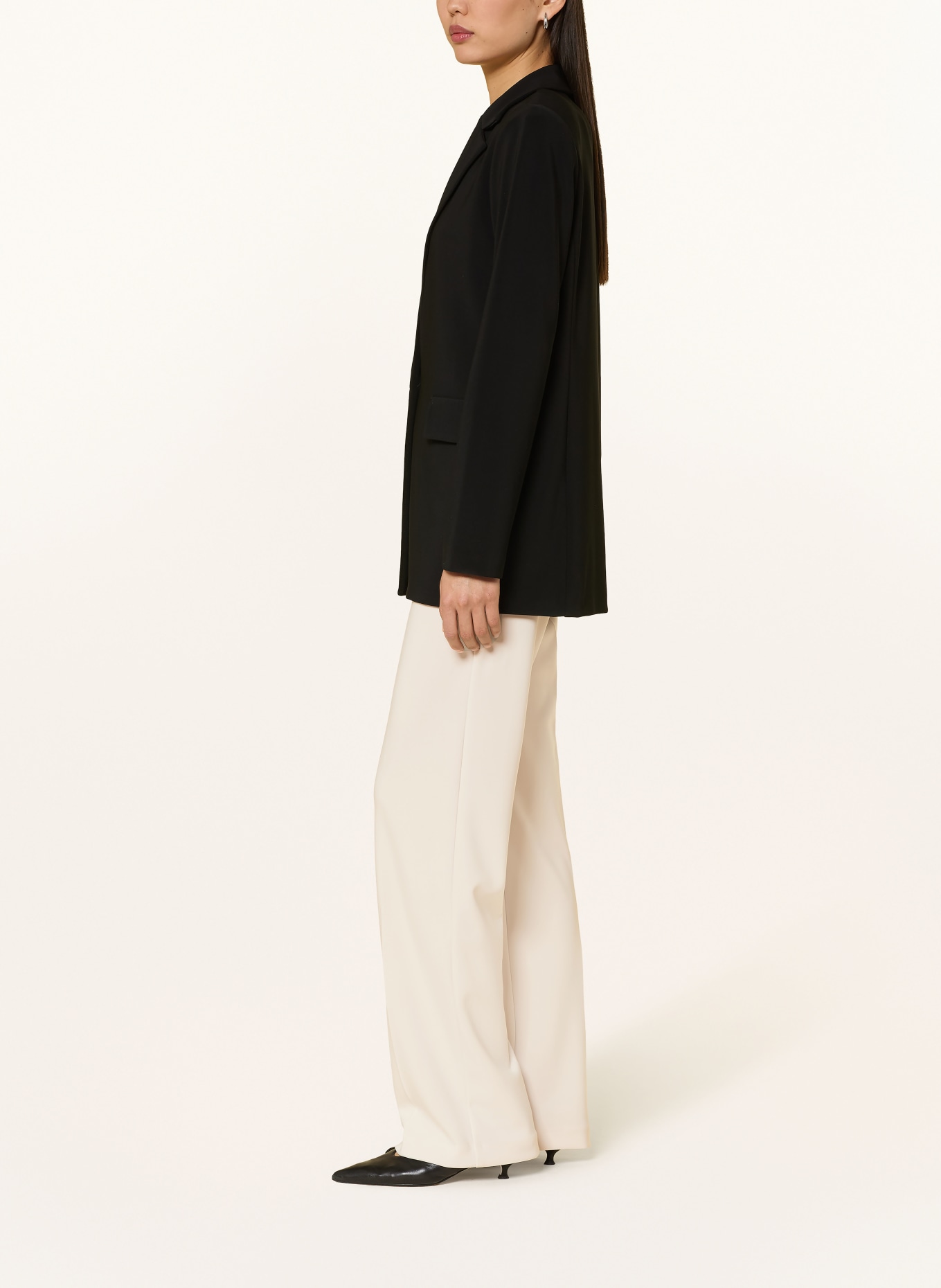 Joseph Ribkoff Pantalon Marlene en jersey: CRÈME