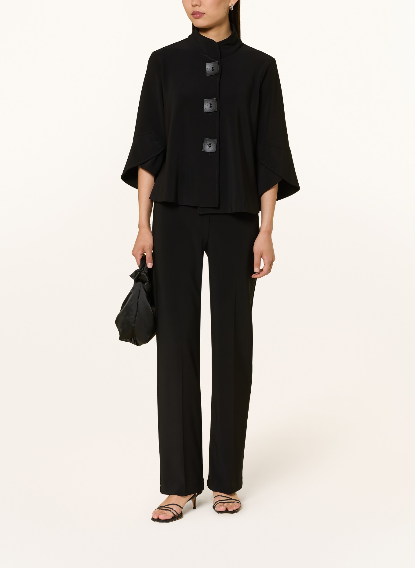 Joseph Ribkoff Pantalon Marlene en jersey: NOIR