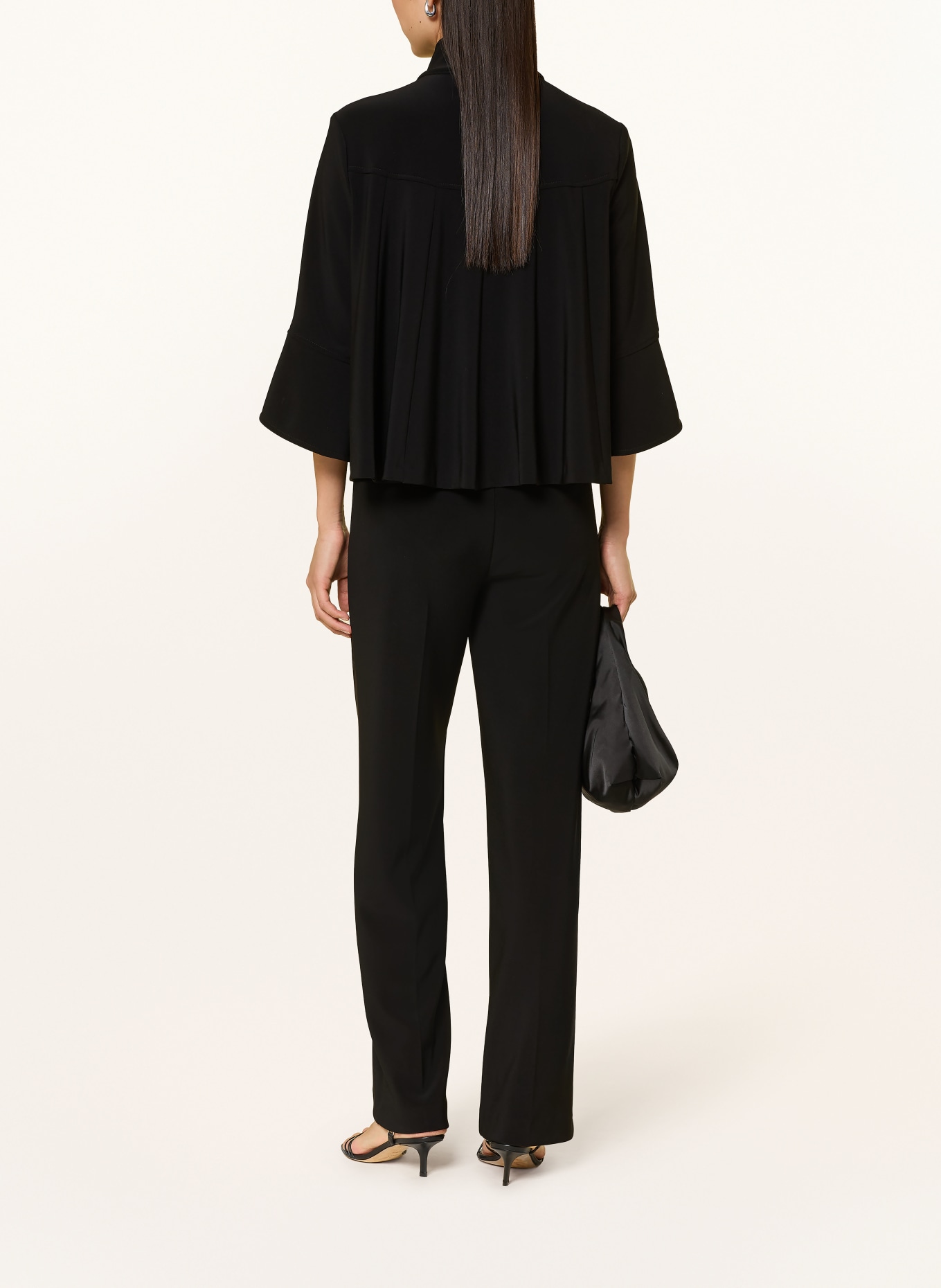 Joseph Ribkoff Pantalon Marlene en jersey: NOIR