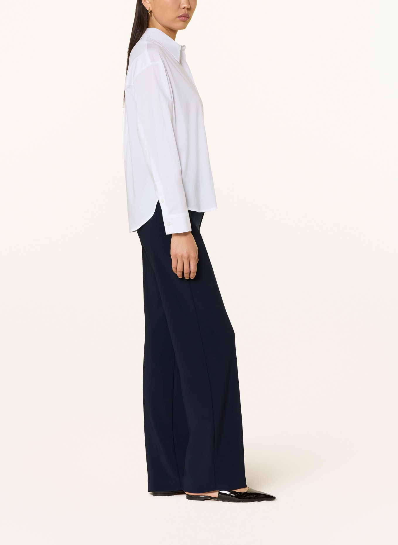 Joseph Ribkoff Jersey marl pants: DARK BLUE