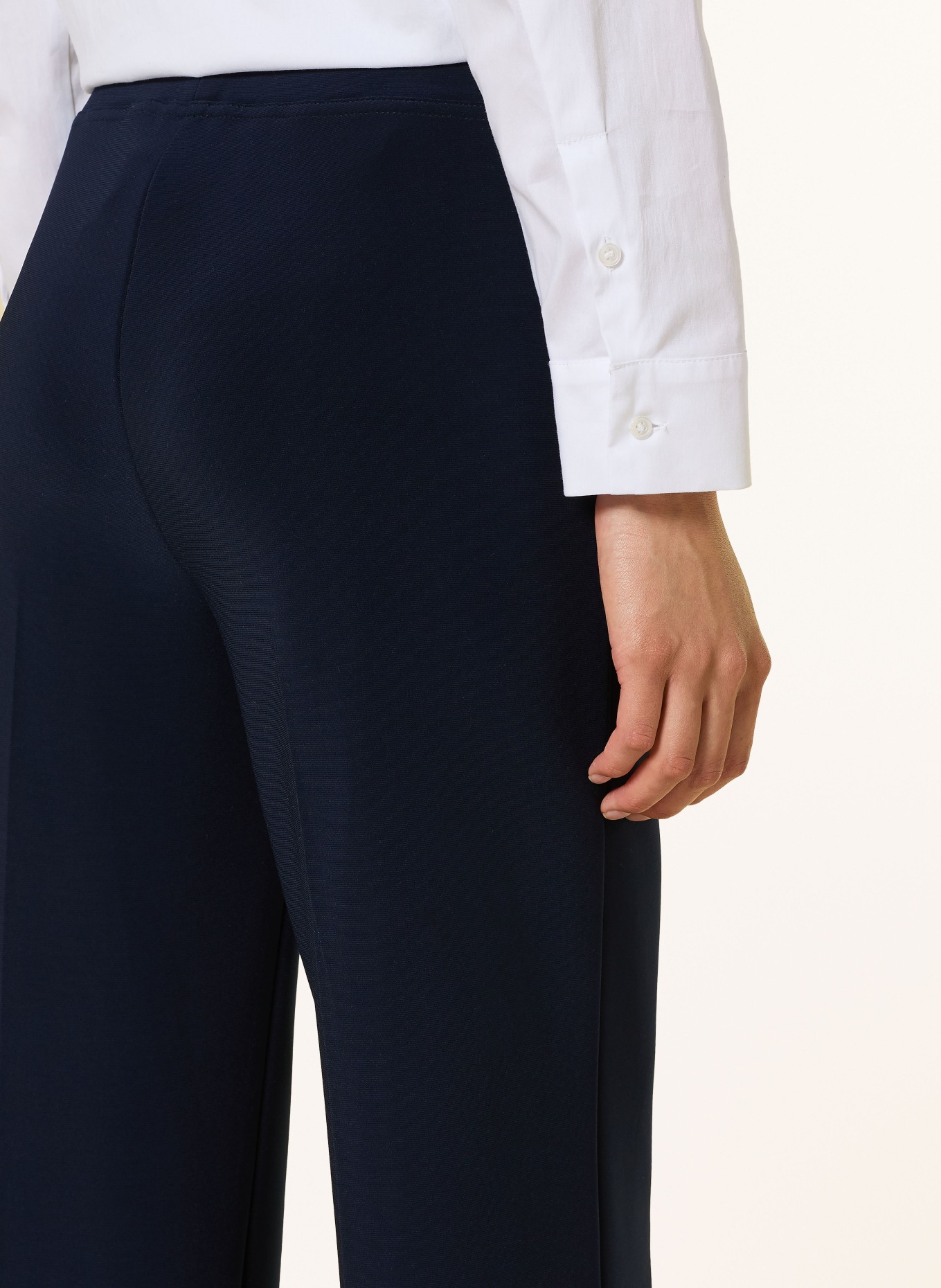 Joseph Ribkoff Jersey marl pants: DARK BLUE