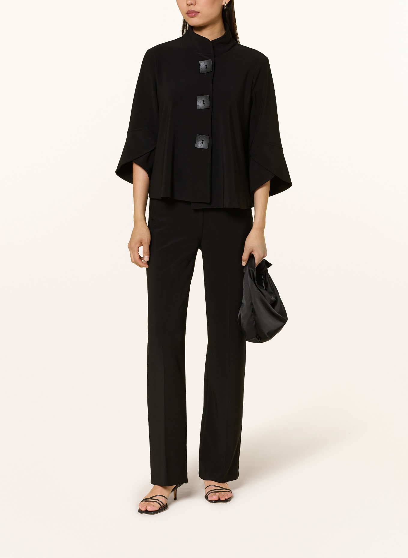 Joseph Ribkoff Blazers met 3/4-mouwen: ZWART