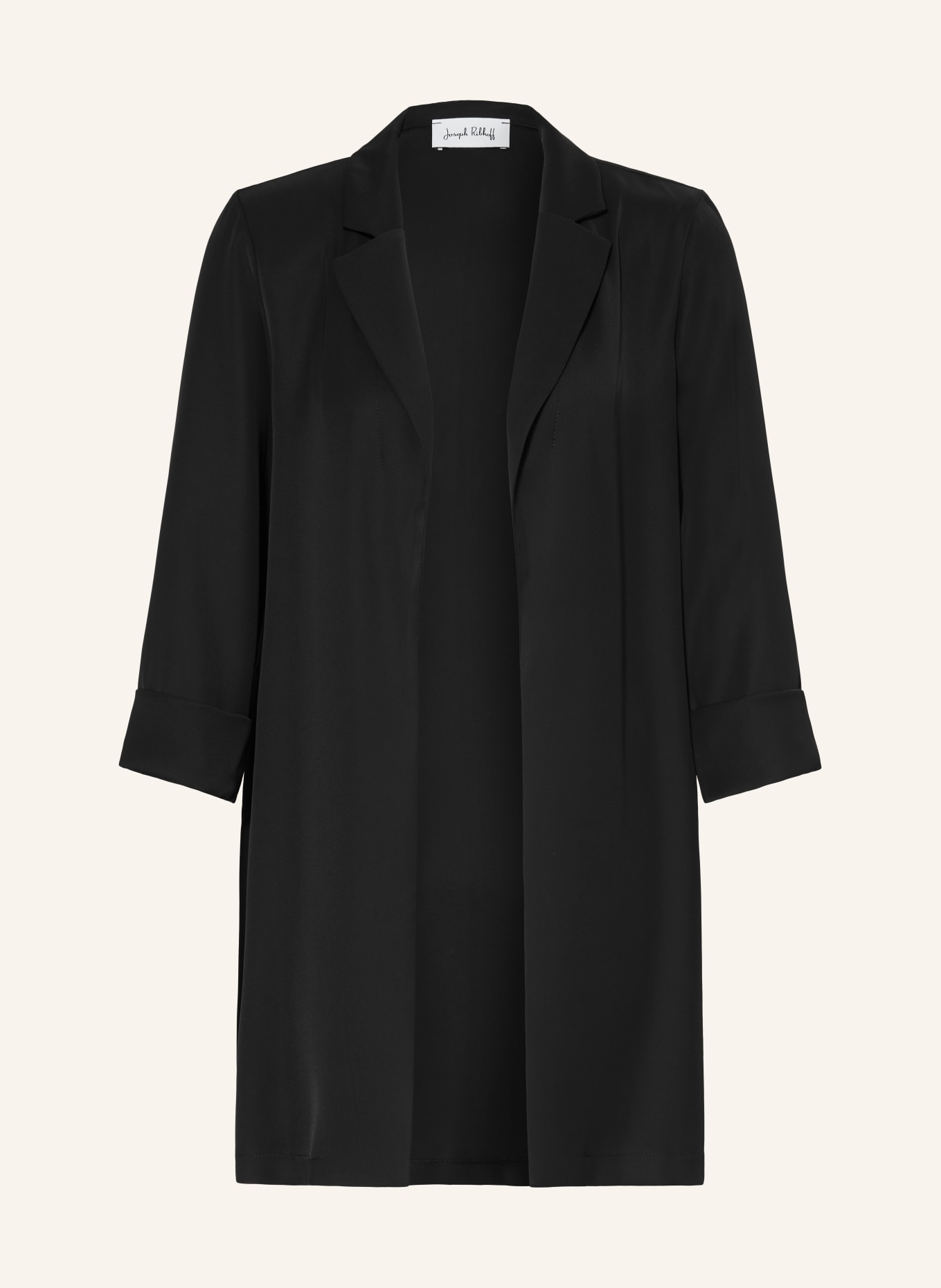 Joseph Ribkoff Lange blazer met 3/4-mouwen: ZWART