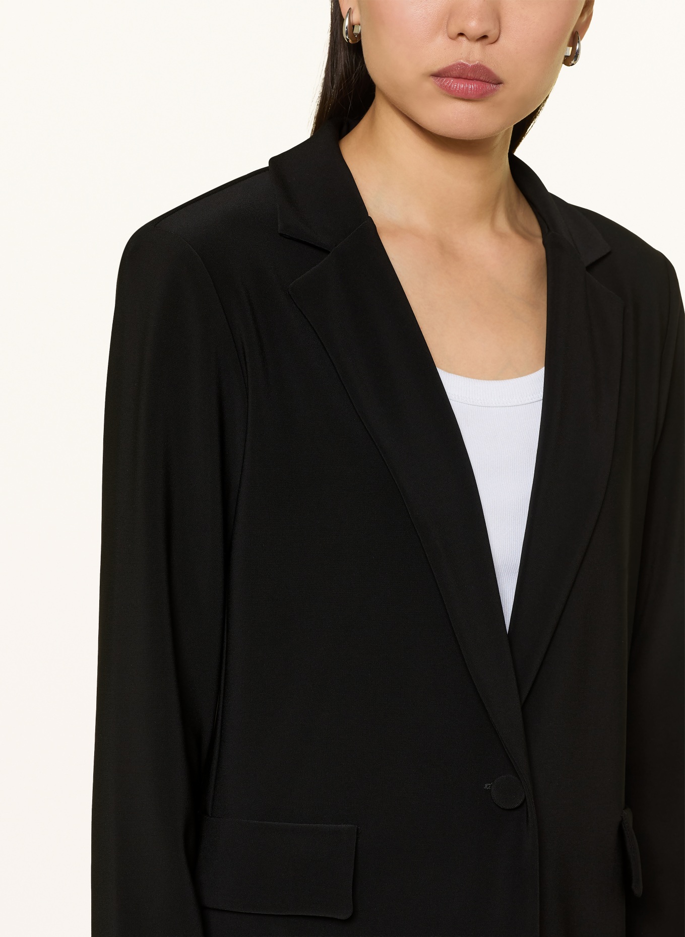 Joseph Ribkoff Lange blazer: ZWART