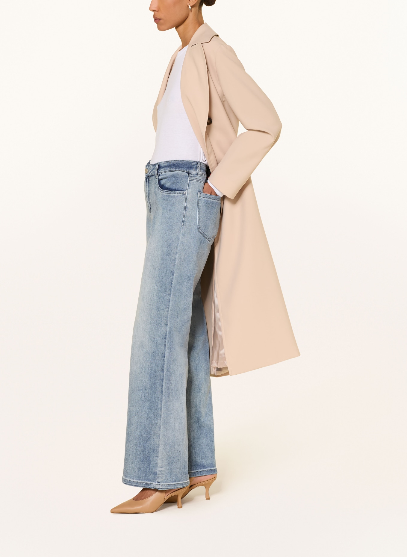 Joseph Ribkoff Džíny se širokými nohavicemi: 47 Light Denim