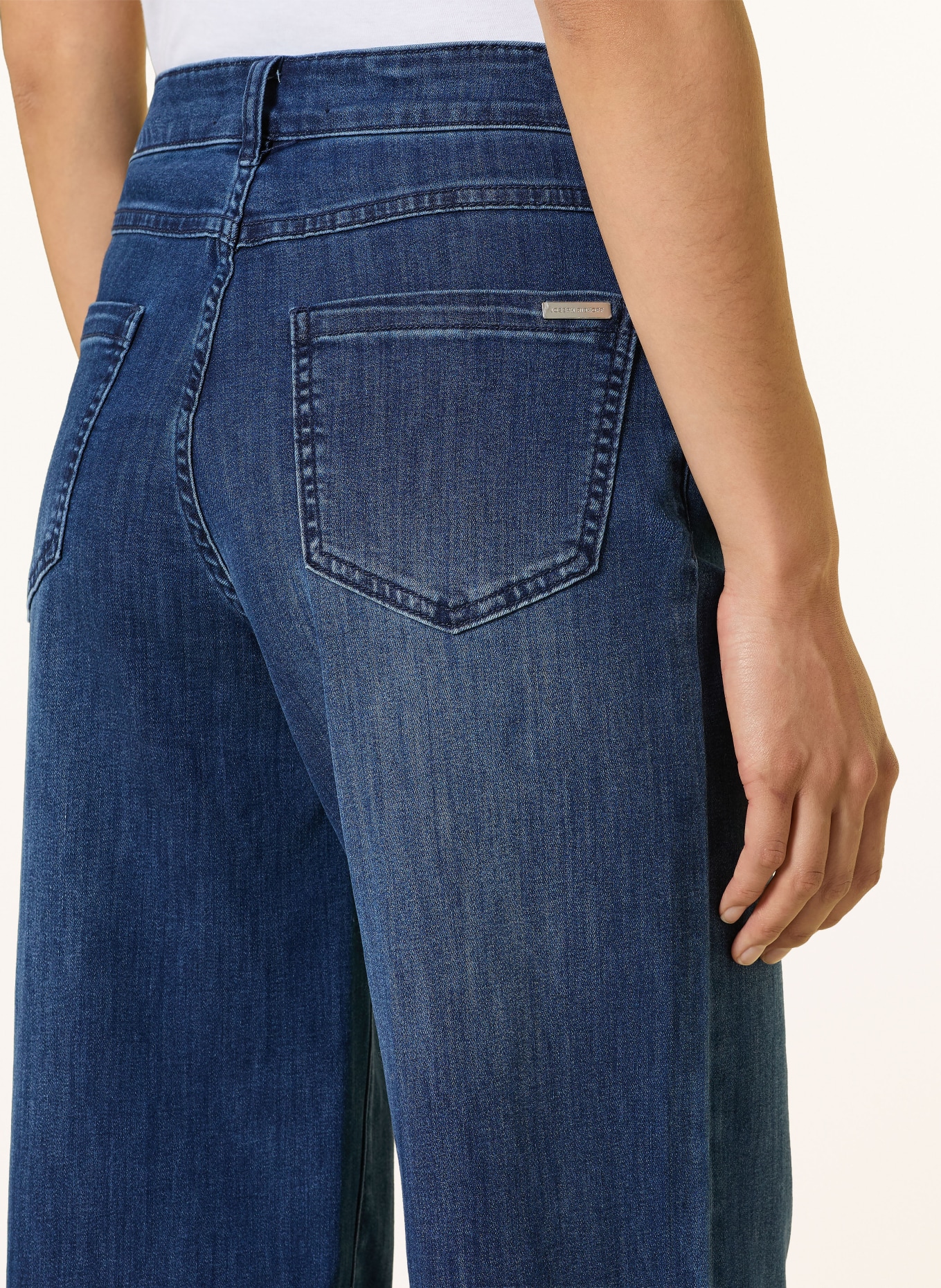 Joseph Ribkoff Jeans met wijde pijpen: 3699 Medium Denim