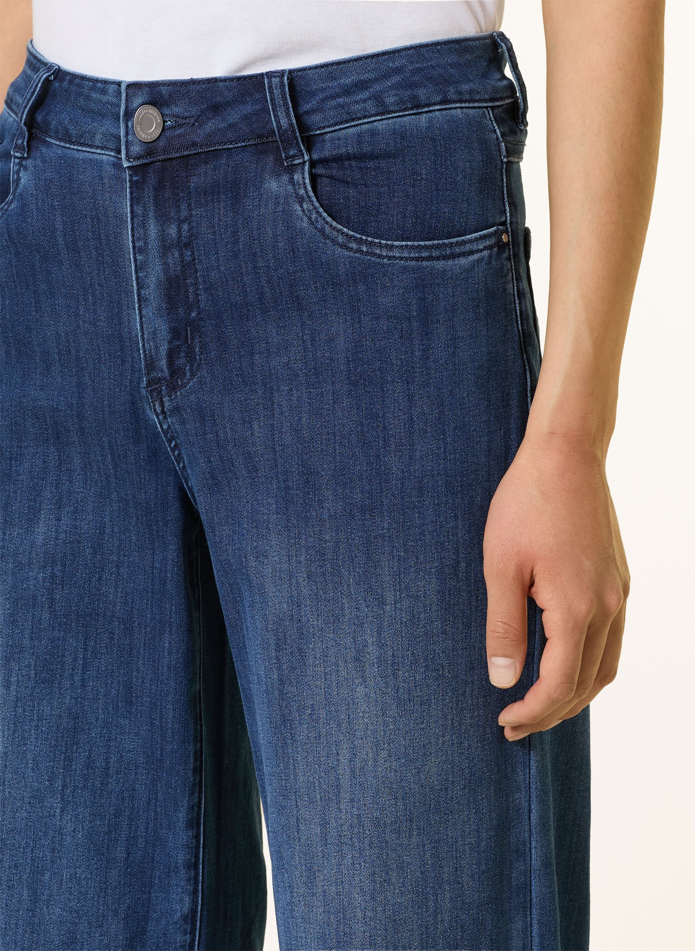 Joseph Ribkoff Jeans met wijde pijpen: 3699 Medium Denim