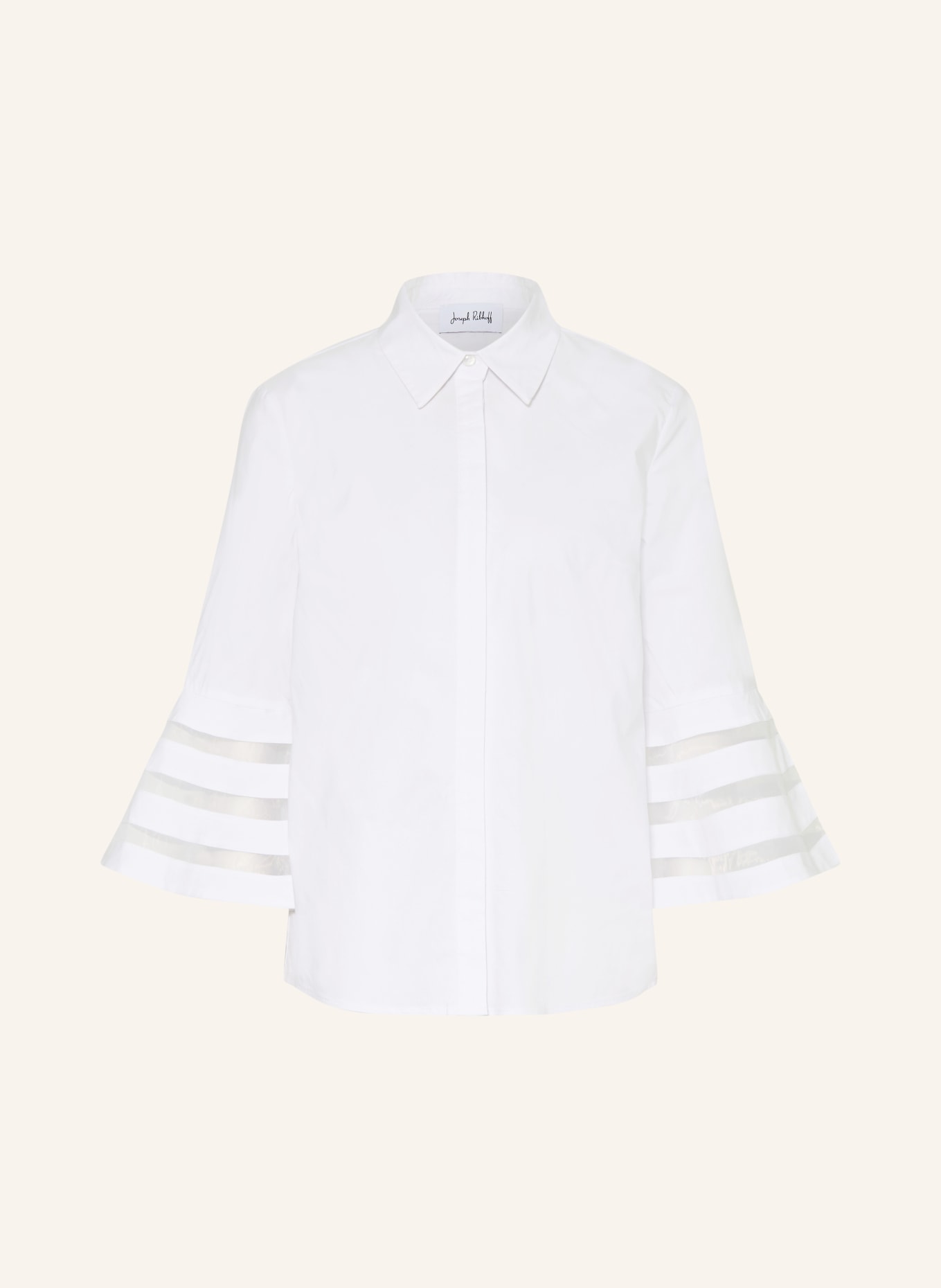 Joseph Ribkoff Hemdbluse mit 3/4-Arm: WEISS