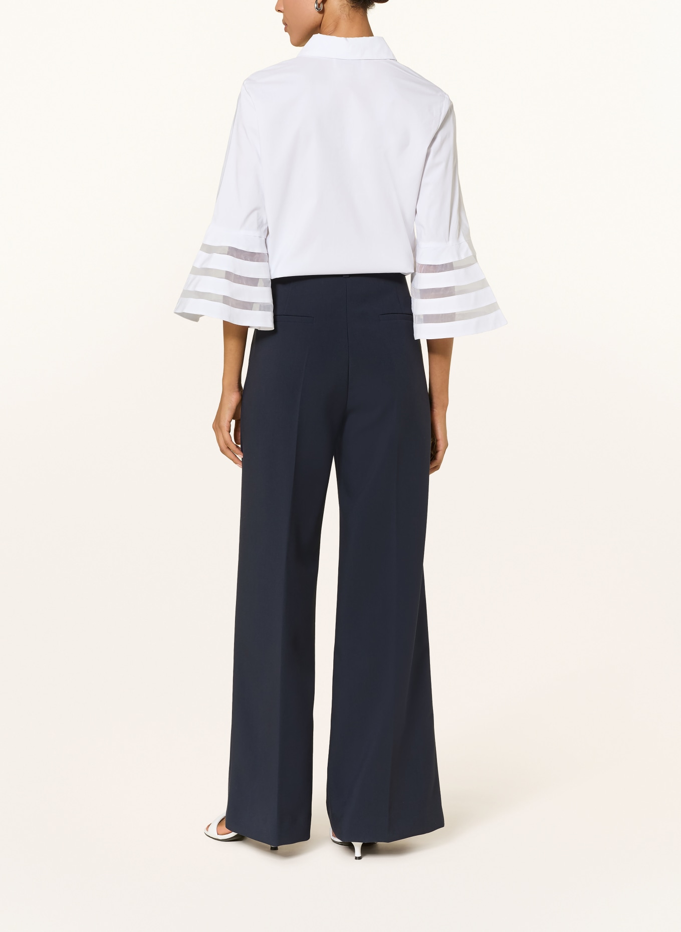 Joseph Ribkoff Hemdbluse mit 3/4-Arm: WEISS