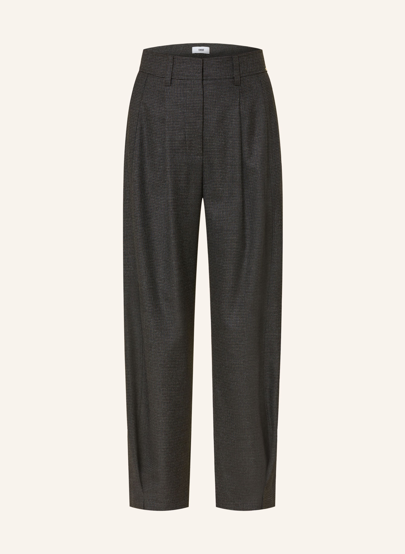 CINQUE 7/8-broek CIOPTIS: DONKERGRIJS / MARRON FONCÉ / GRIJS