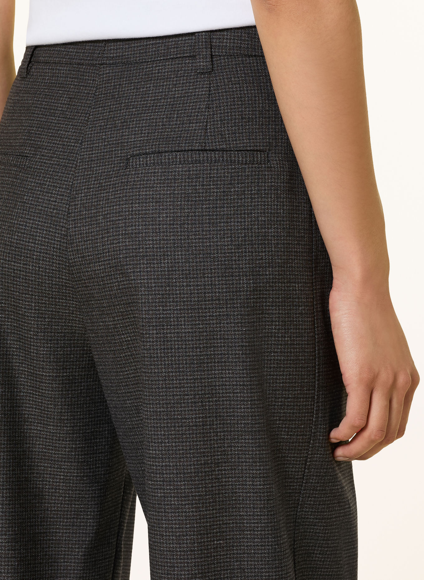 CINQUE 7/8-broek CIOPTIS: DONKERGRIJS / MARRON FONCÉ / GRIJS