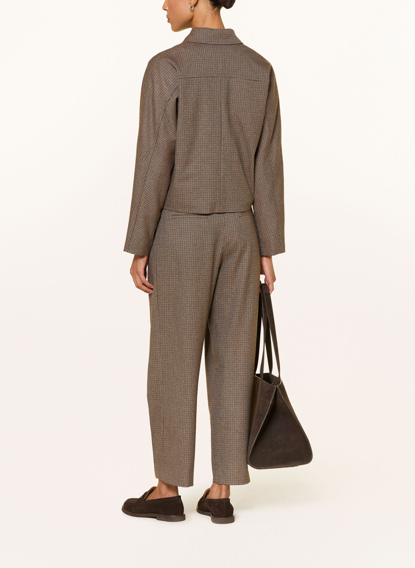 CINQUE 7/8-Hose CIOPTIS: BRAUN / DUNKELBRAUN / BEIGE