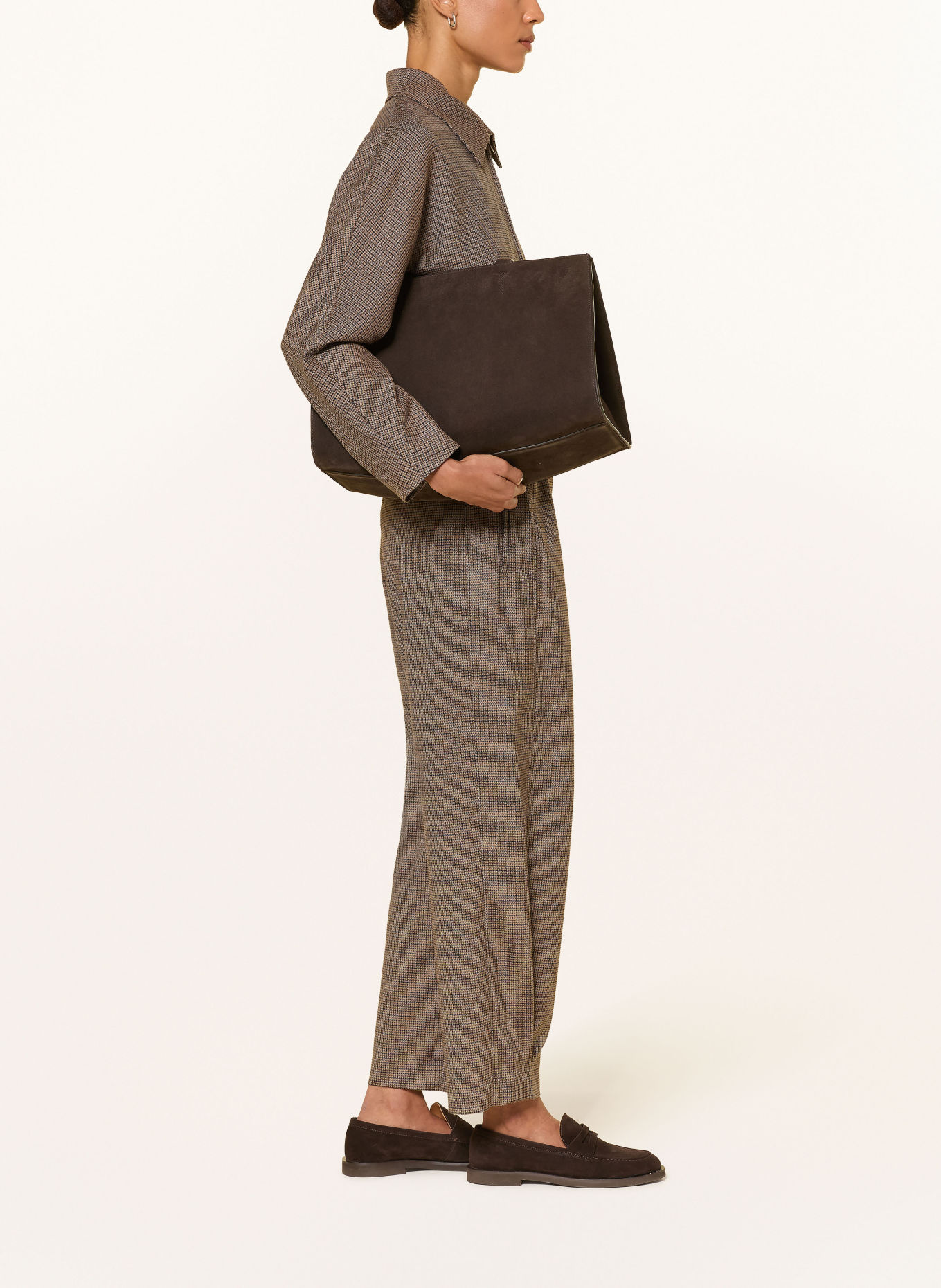 CINQUE 7/8-Hose CIOPTIS: BRAUN / DUNKELBRAUN / BEIGE