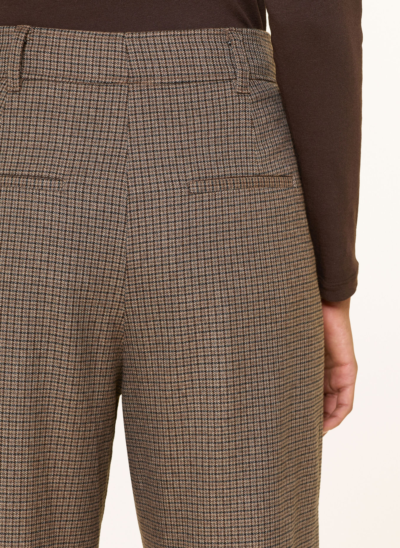 CINQUE 7/8-Hose CIOPTIS: BRAUN / DUNKELBRAUN / BEIGE