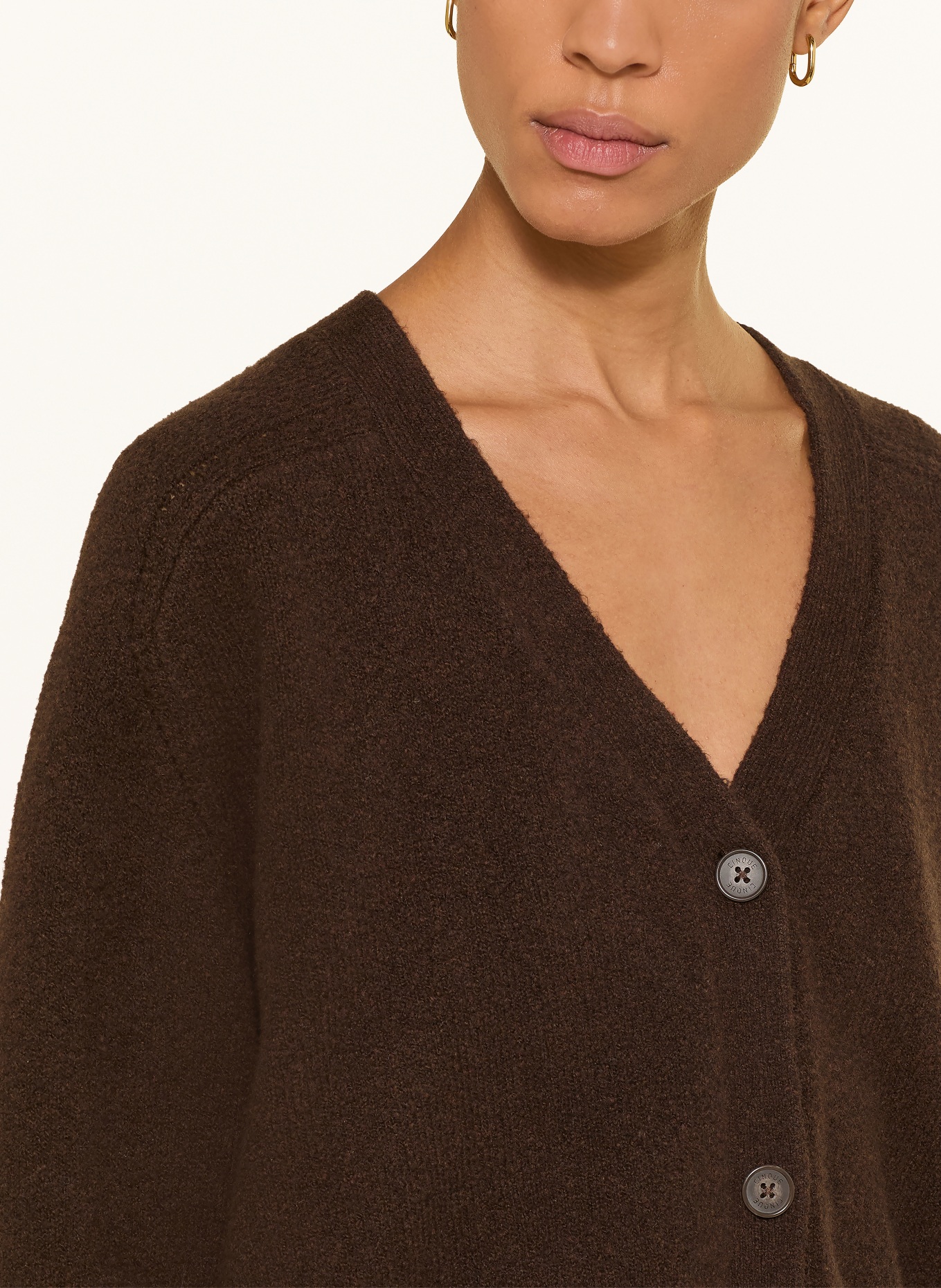 CINQUE Strickjacke CIVIVI: DUNKELBRAUN