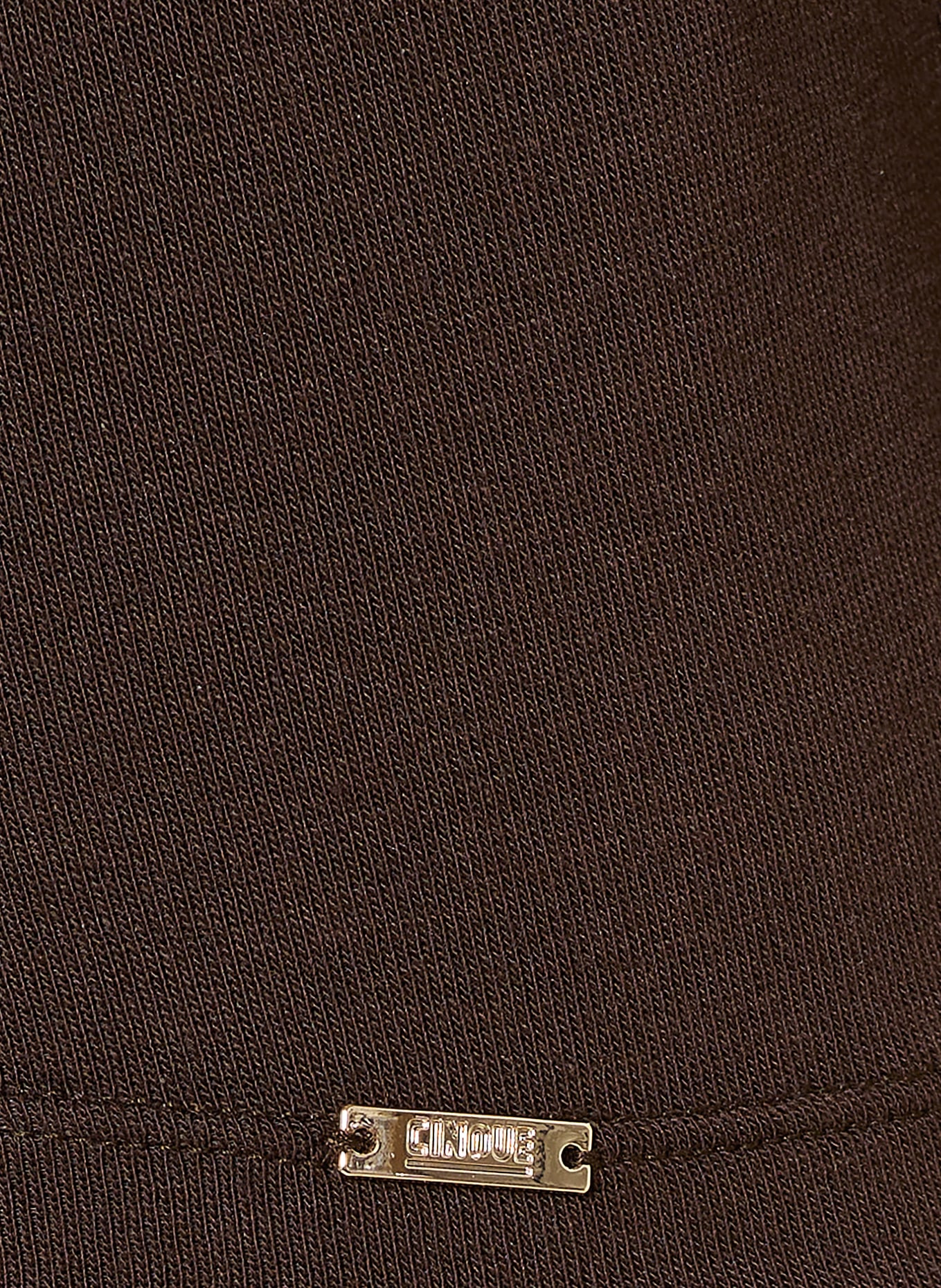 CINQUE Longsleeve CILUA: DUNKELBRAUN