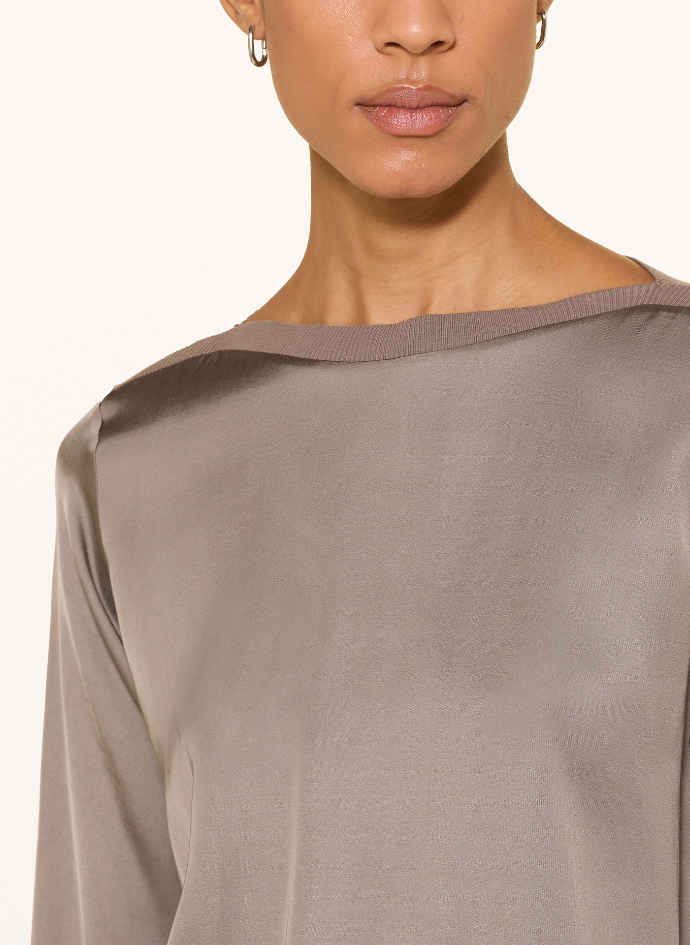 CINQUE CIPALANA Blouse Shirt: TAUPE