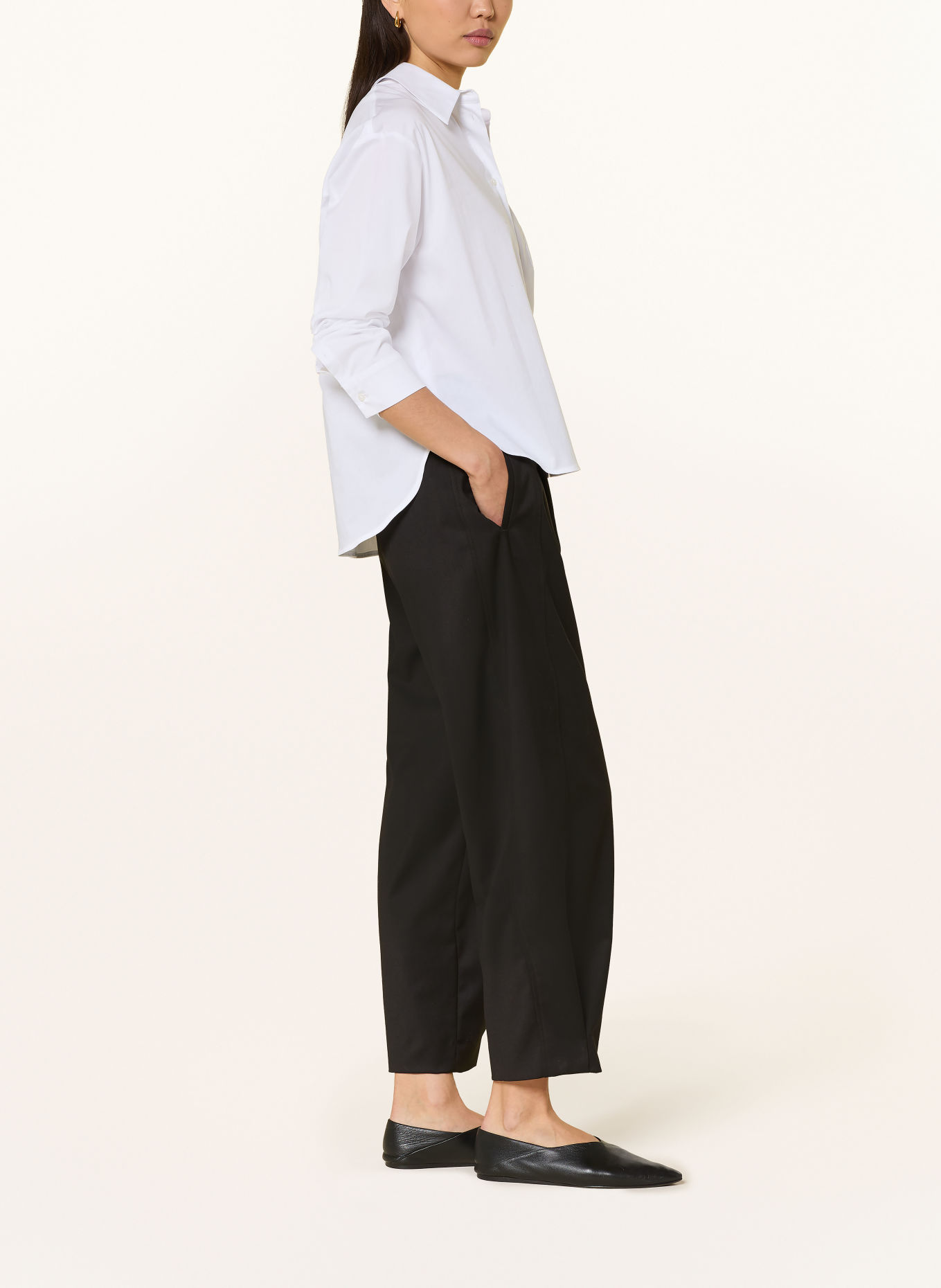 CINQUE 7/8-broek CIOPTIS: ZWART