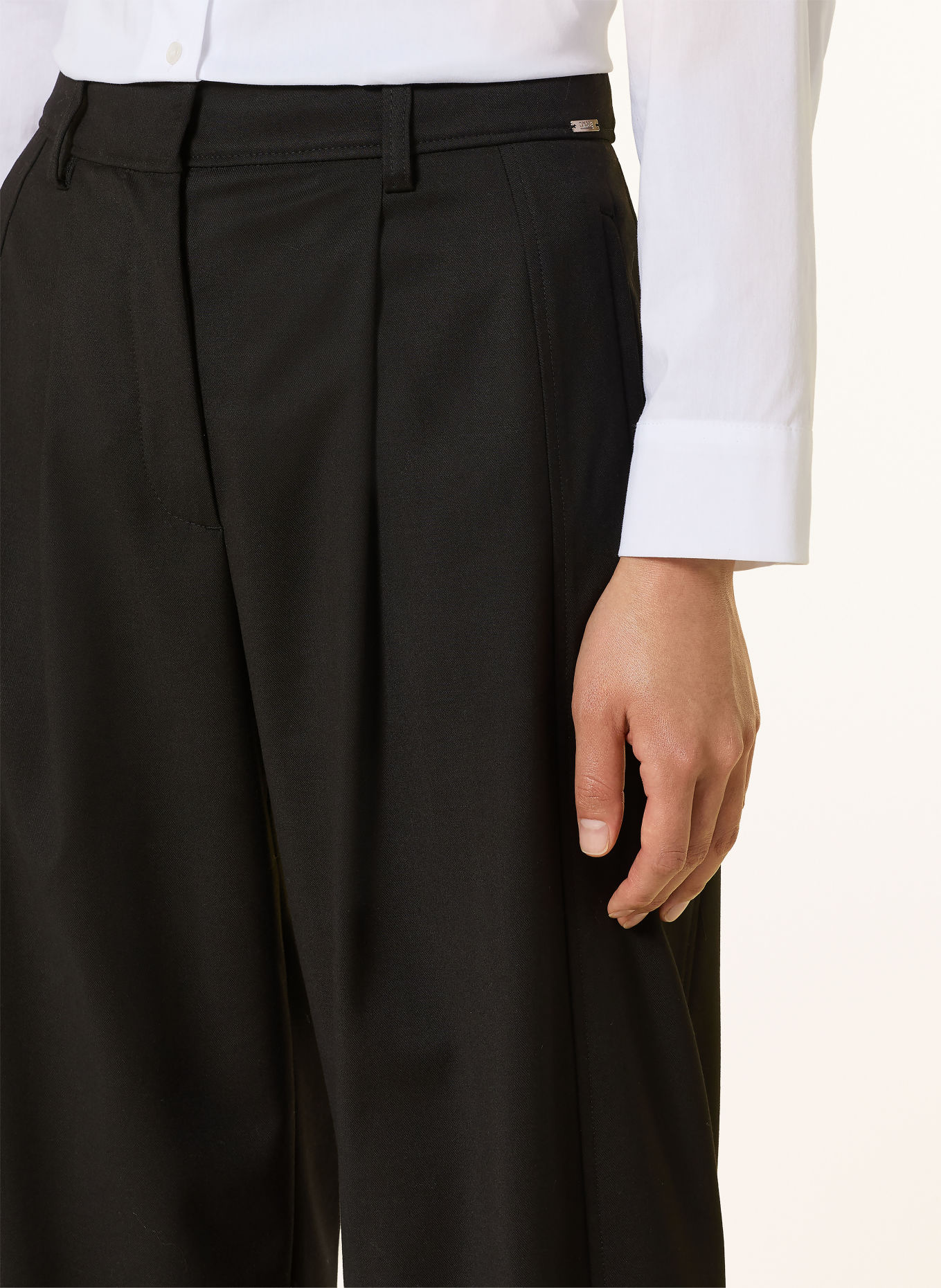 CINQUE 7/8-broek CIOPTIS: ZWART