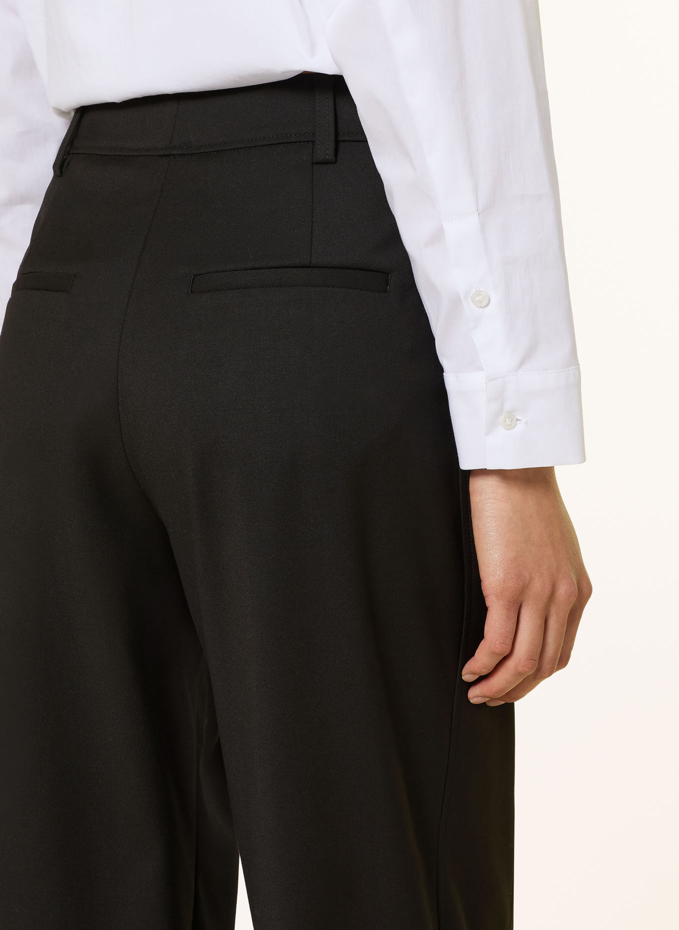 CINQUE 7/8-broek CIOPTIS: ZWART