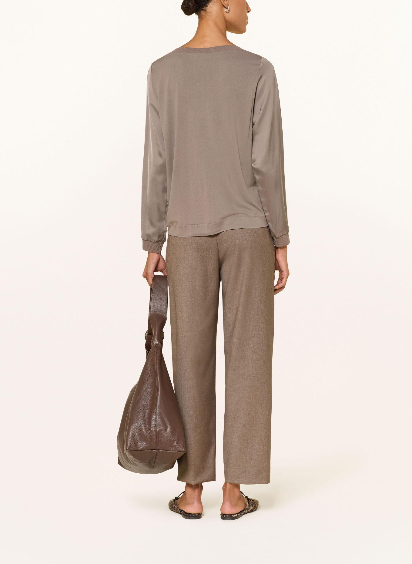 CINQUE 7/8-broek CIOPTIS: TAUPE