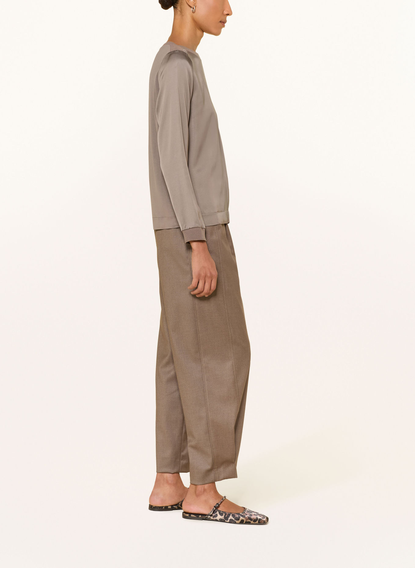 CINQUE 7/8-broek CIOPTIS: TAUPE