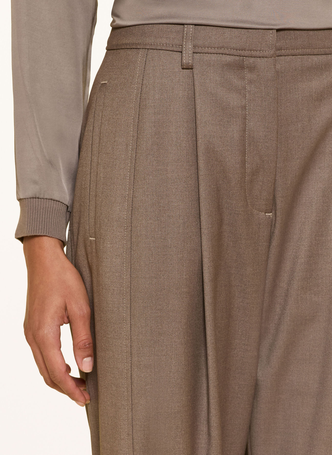CINQUE 7/8-broek CIOPTIS: TAUPE