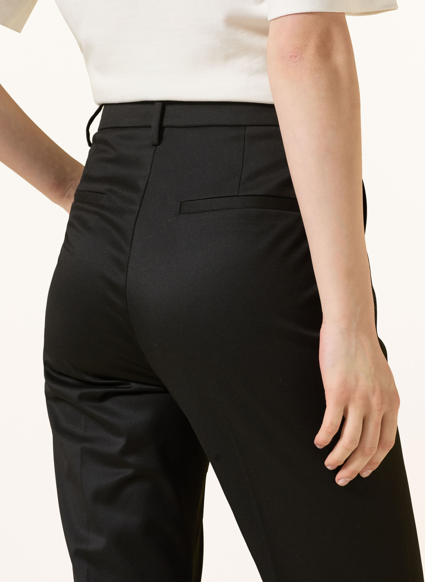 GESTUZ Bootcut-Hose GZLOURINA: SCHWARZ
