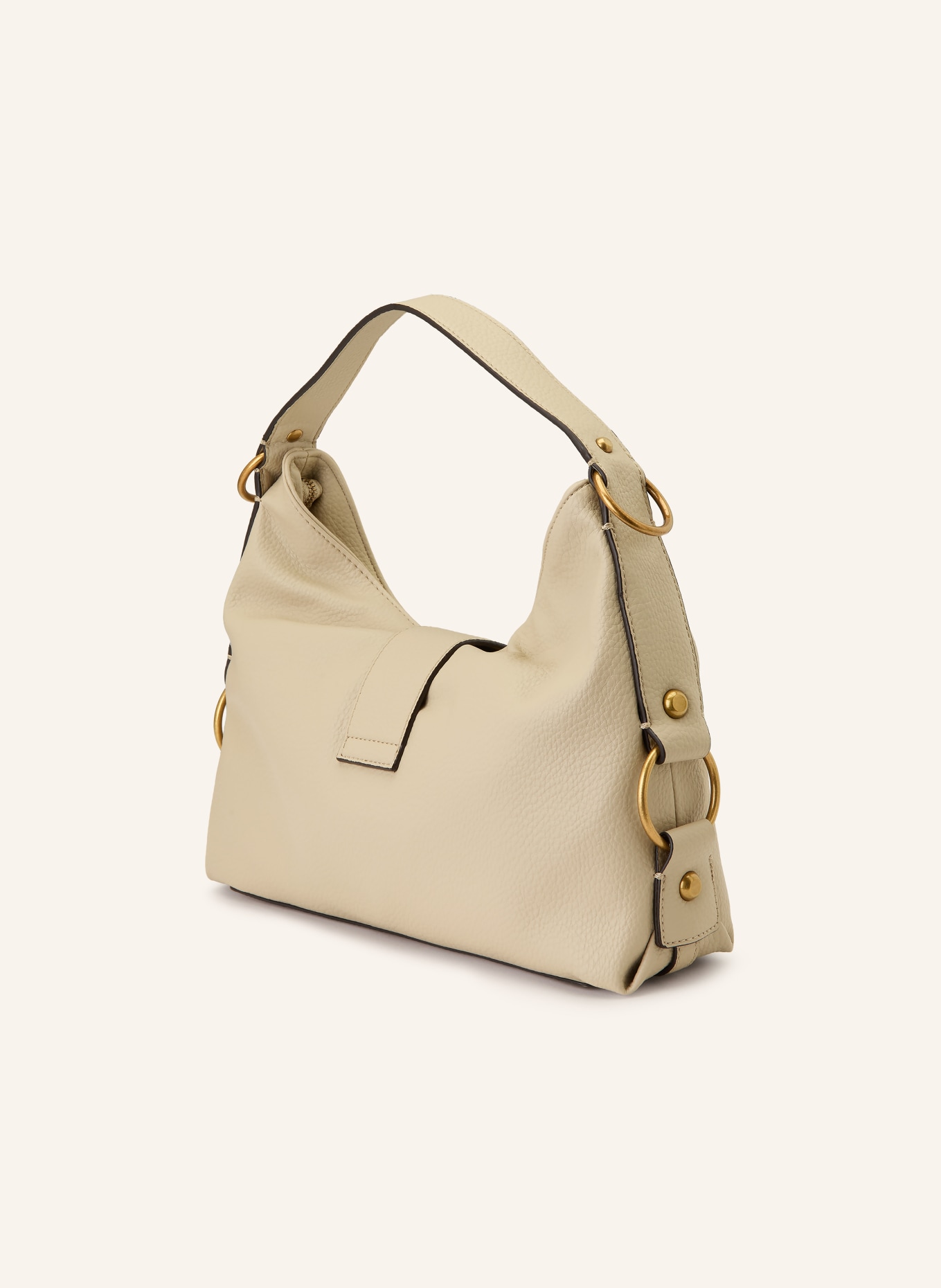 GUESS Schultertasche CAMDEN: GRAU / GOLD