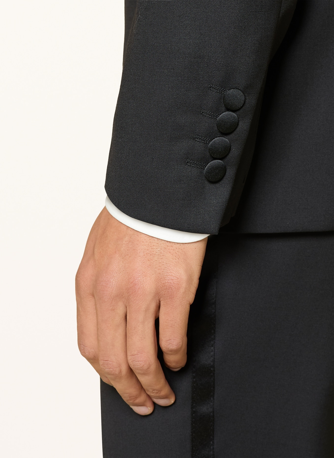 WILVORST Smoking-Sakko Regular Fit: 010 SCHWARZ