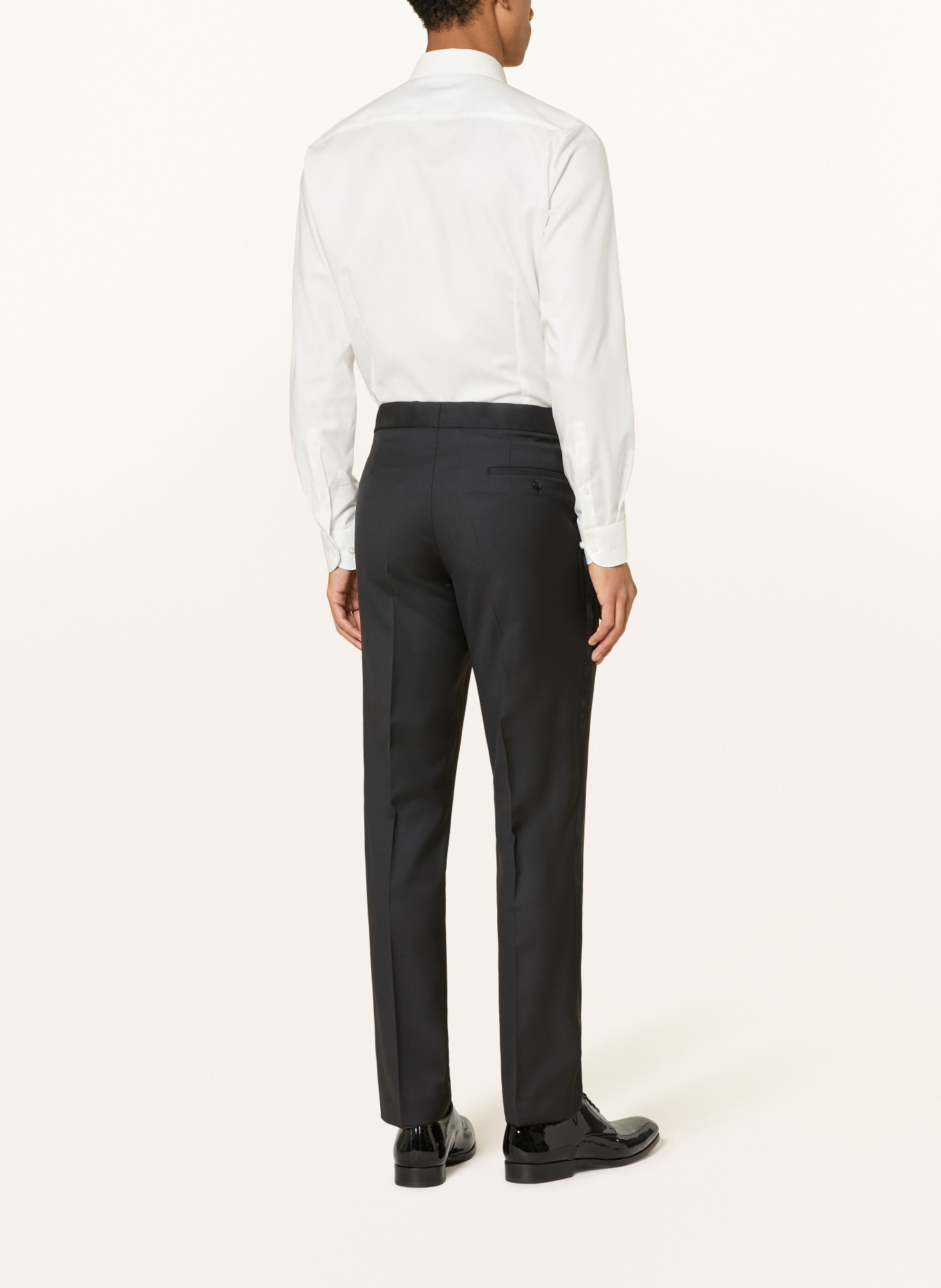 WILVORST Smoking-Hose Regular Fit: 010 SCHWARZ