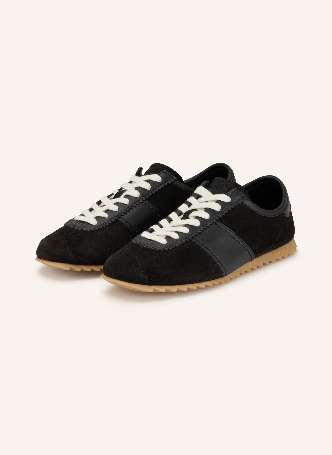 SANDRO Sneaker: SCHWARZ / GOLD / WEISS