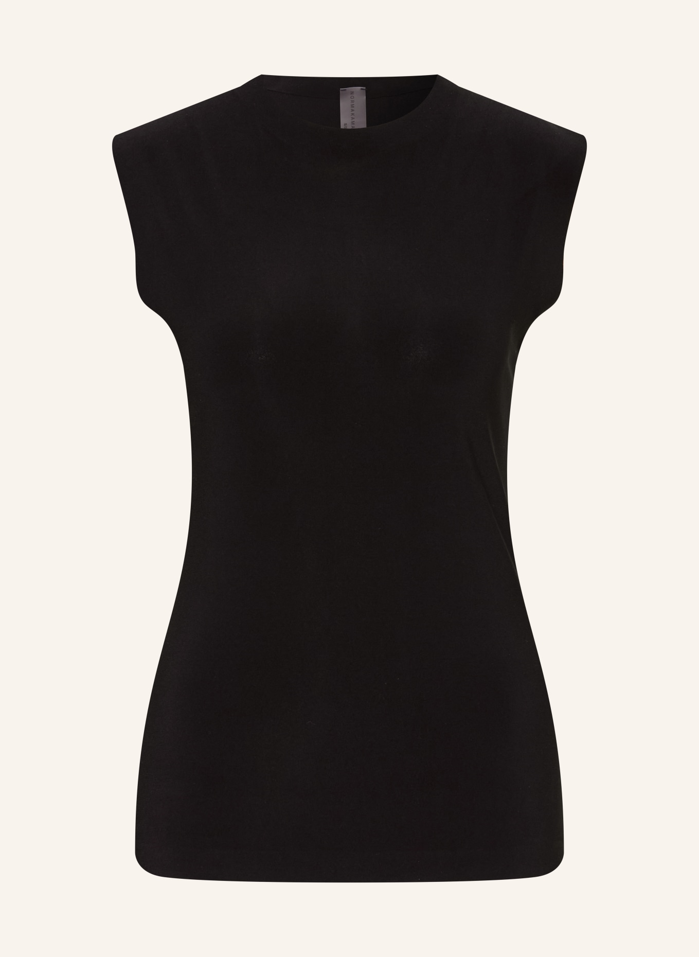NORMA KAMALI Jerseytop: SCHWARZ
