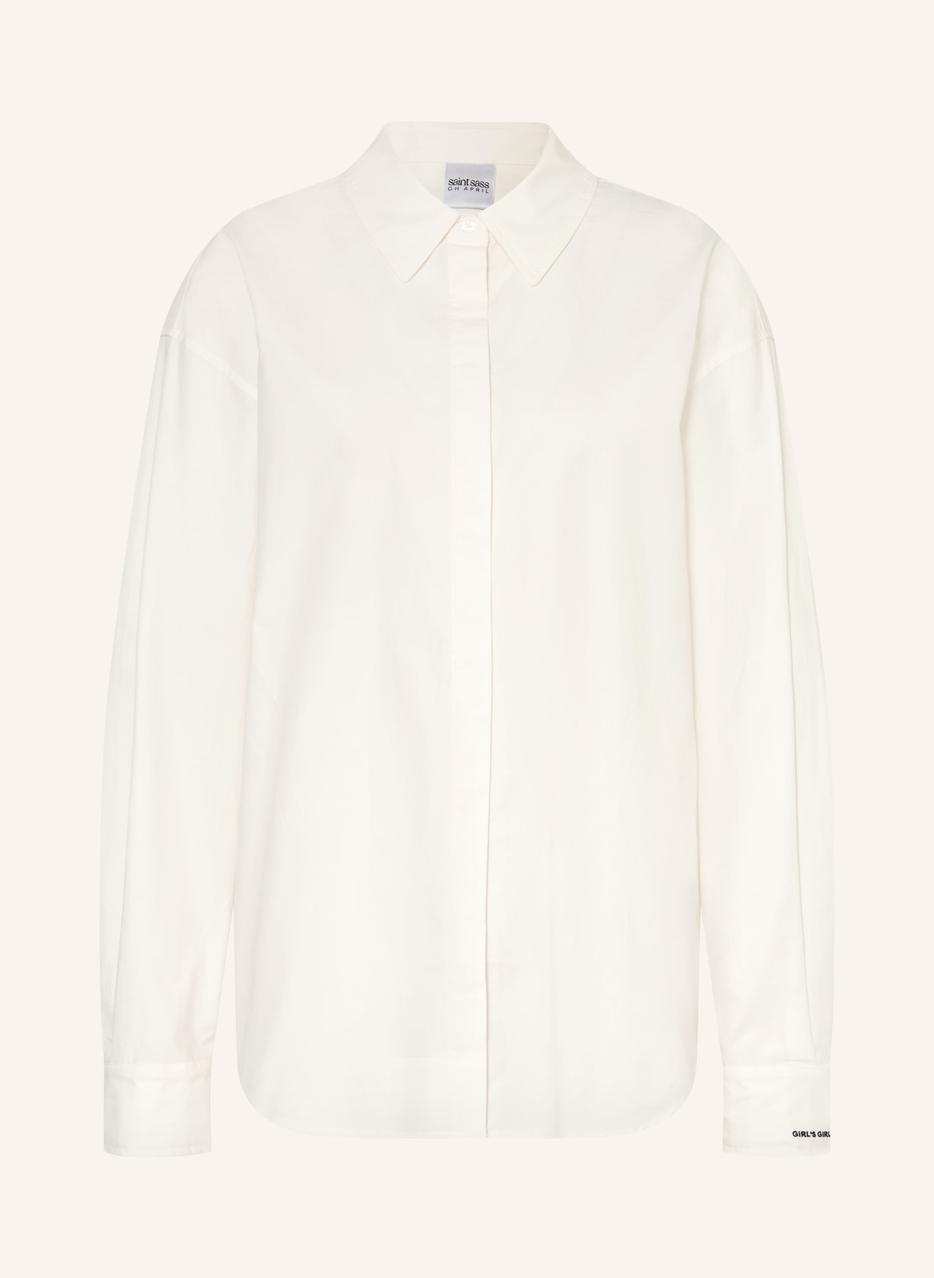 OH APRIL Bluzka w stylu oversize LEYA: ECRU