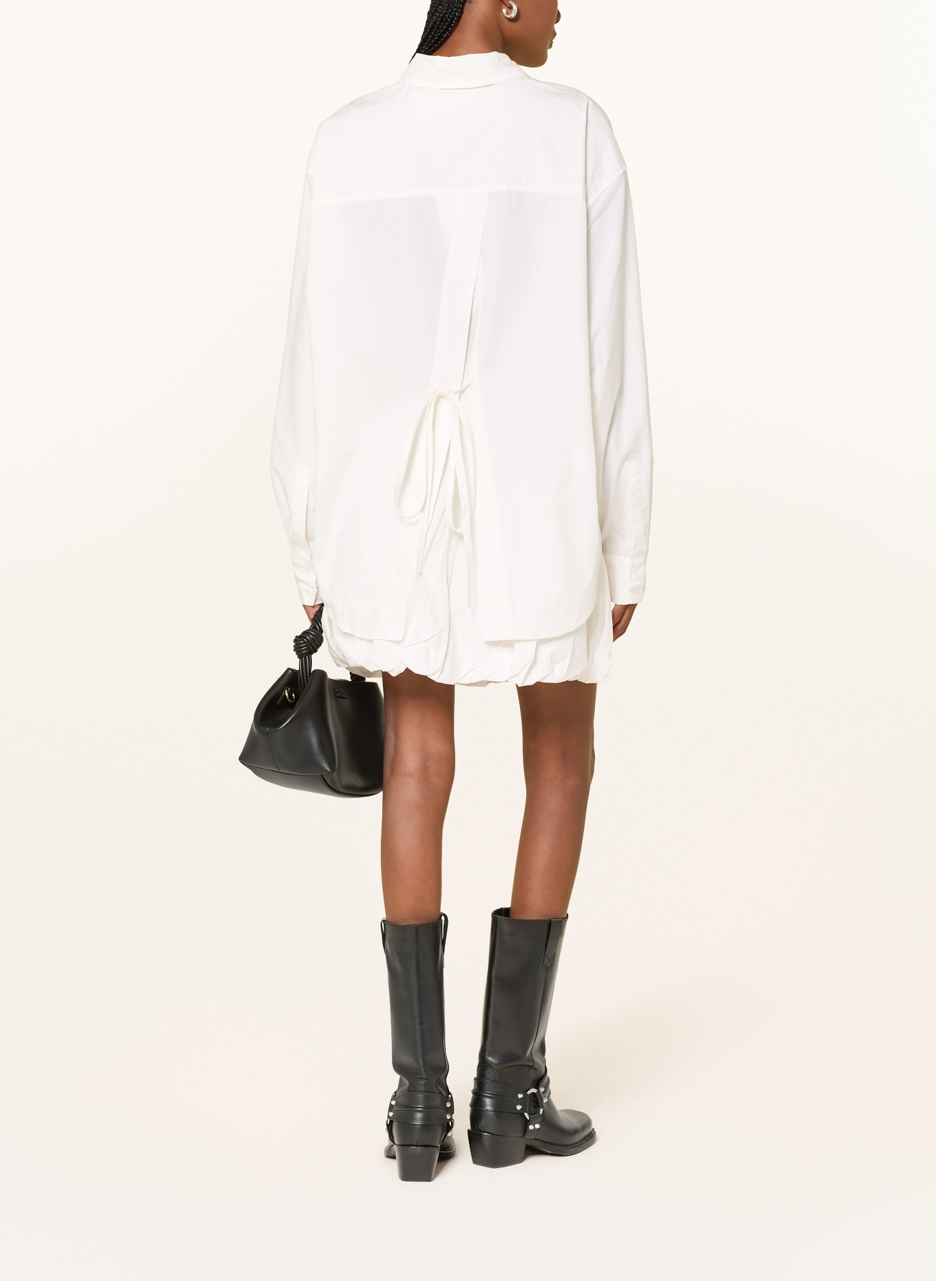 OH APRIL Bluzka w stylu oversize LEYA: ECRU