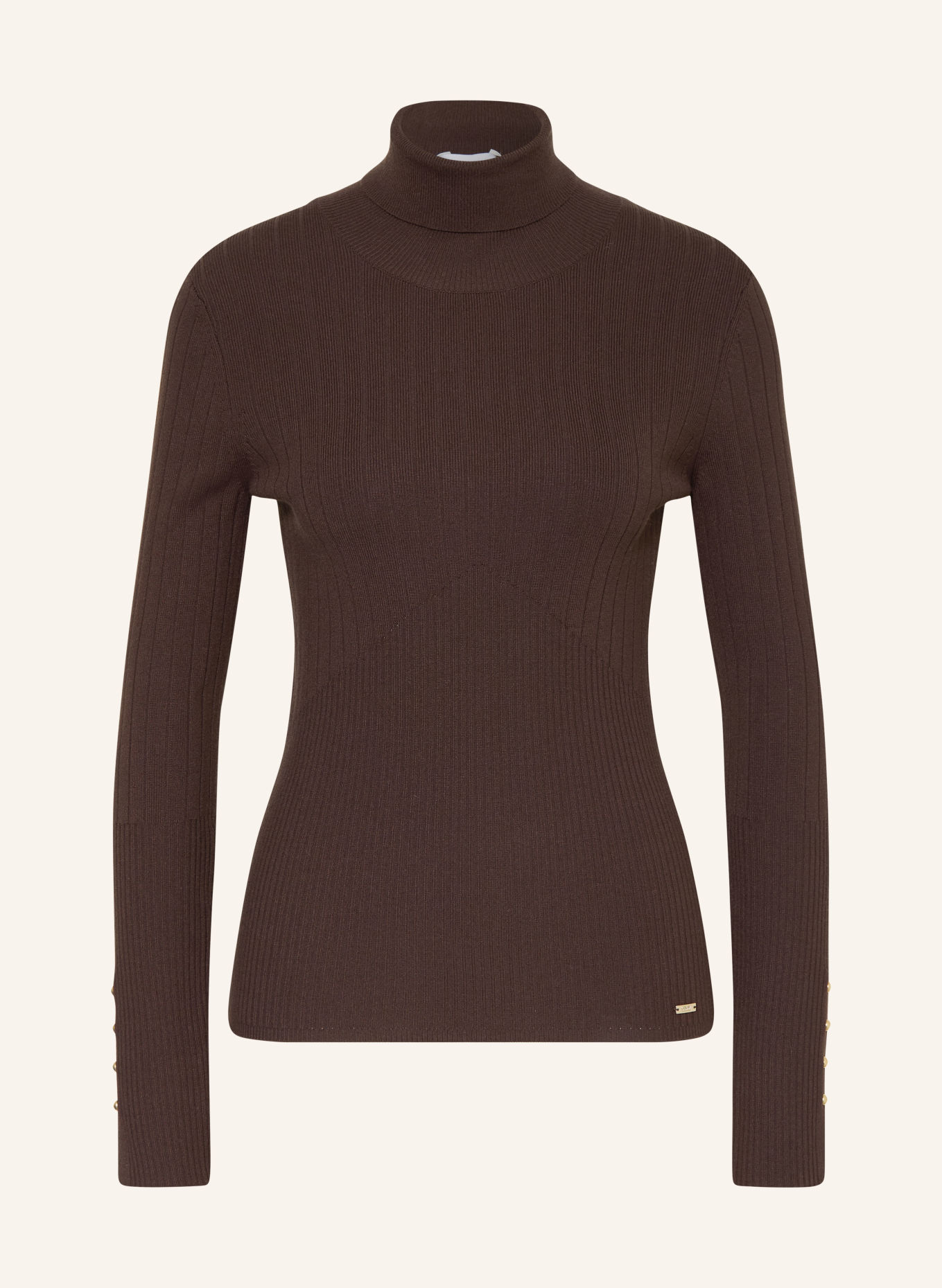 CINQUE Rollkragenpullover CINANNU: DUNKELBRAUN