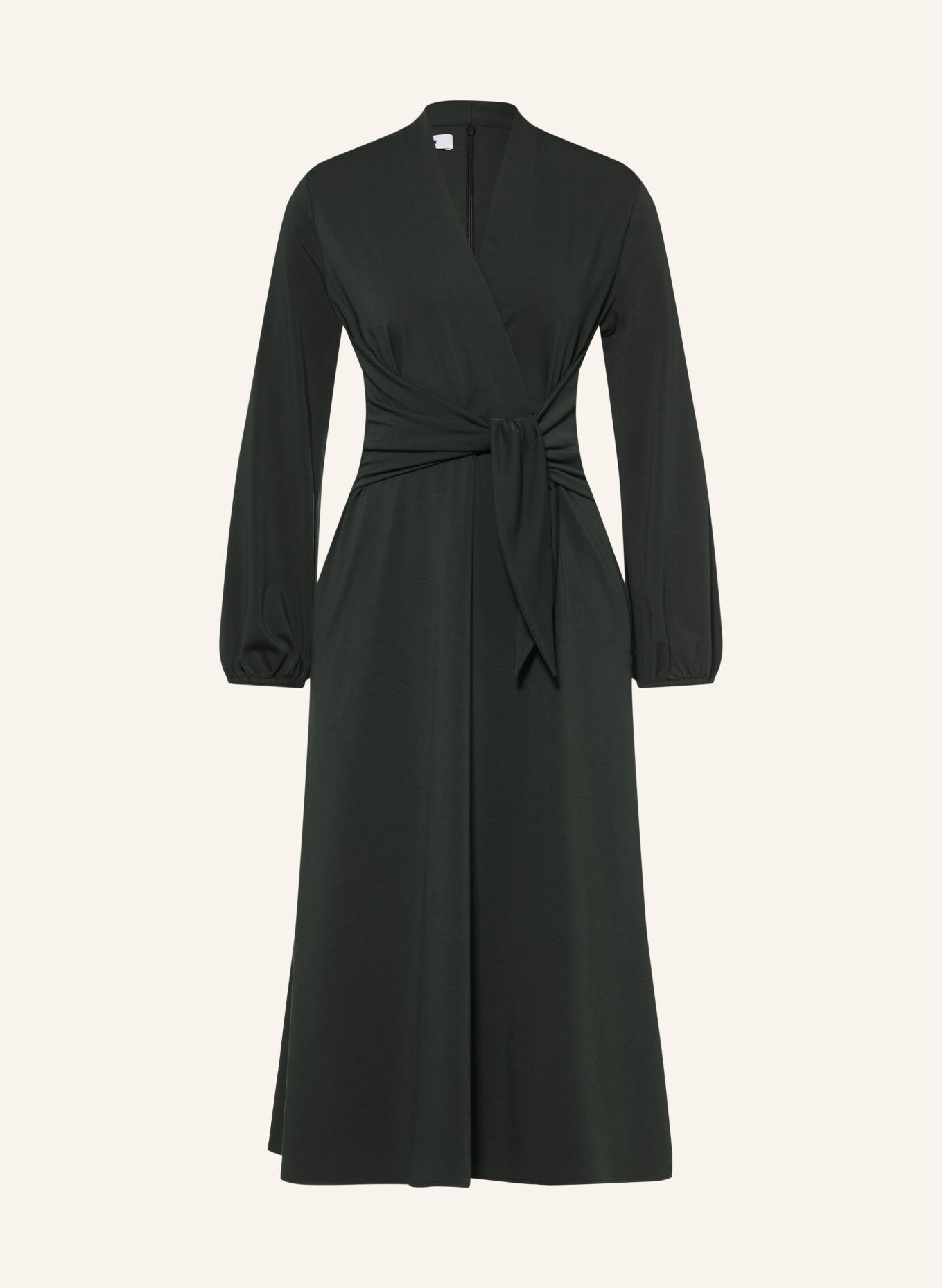 CINQUE CIDAPHNE Jersey Wrap Dress: DARK GREEN
