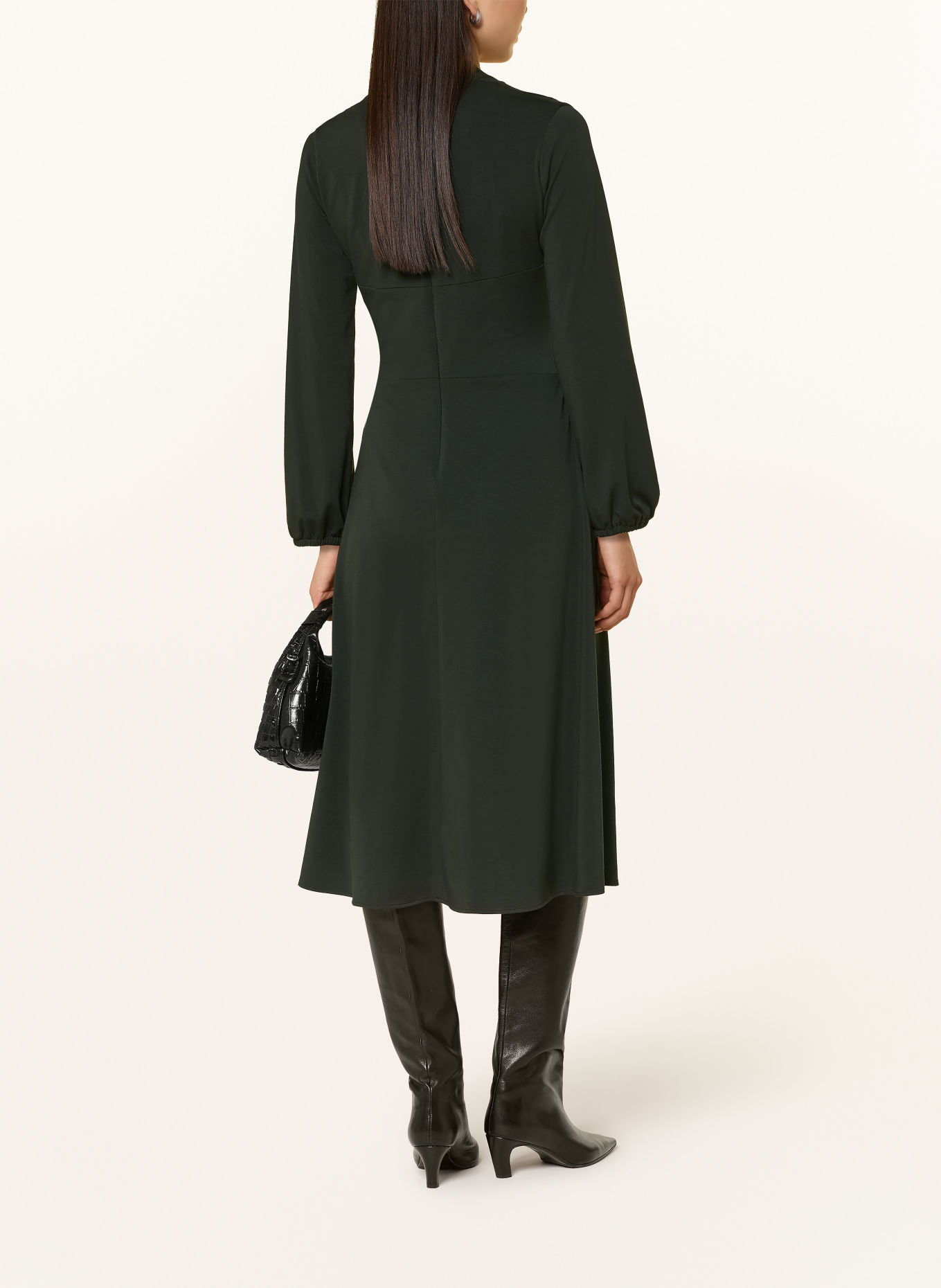 CINQUE CIDAPHNE Jersey Wrap Dress: DARK GREEN