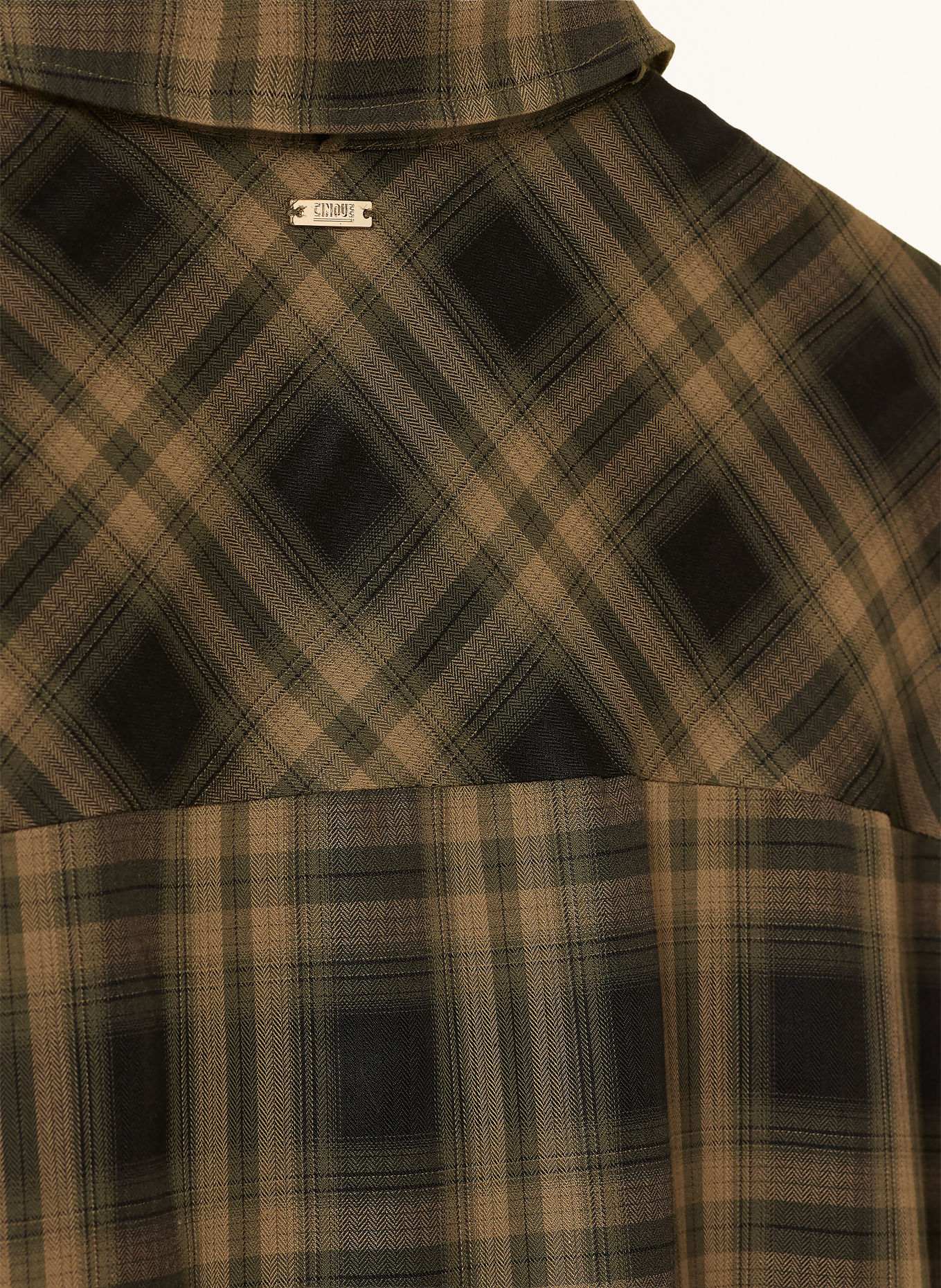 CINQUE Hemdblusenkleid CIELIA mit abnehmbarer Schluppe: CAMEL / DUNKELGRÜN / SCHWARZ