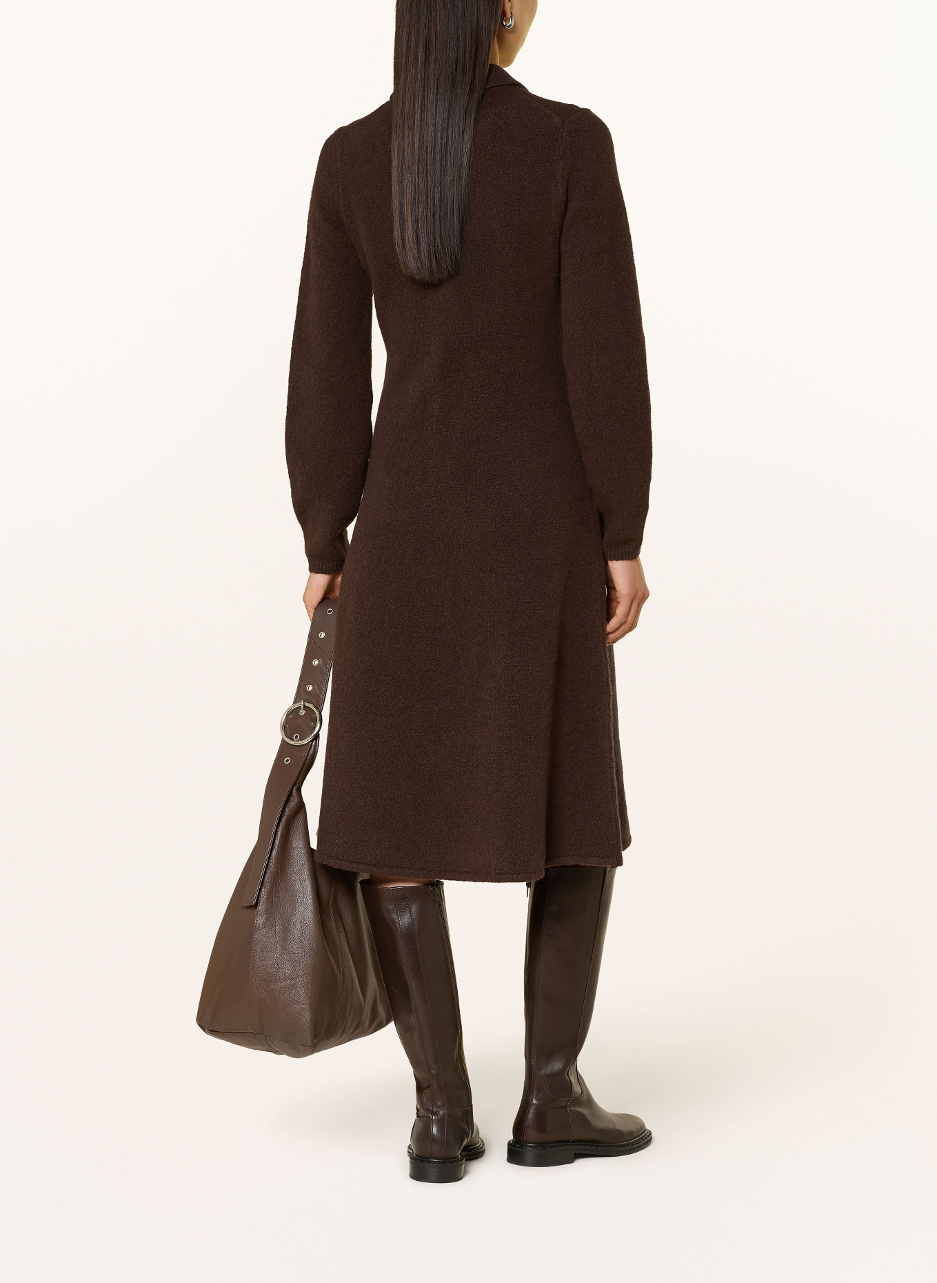 CINQUE Strick-Polokleid CIHANNI: DUNKELBRAUN