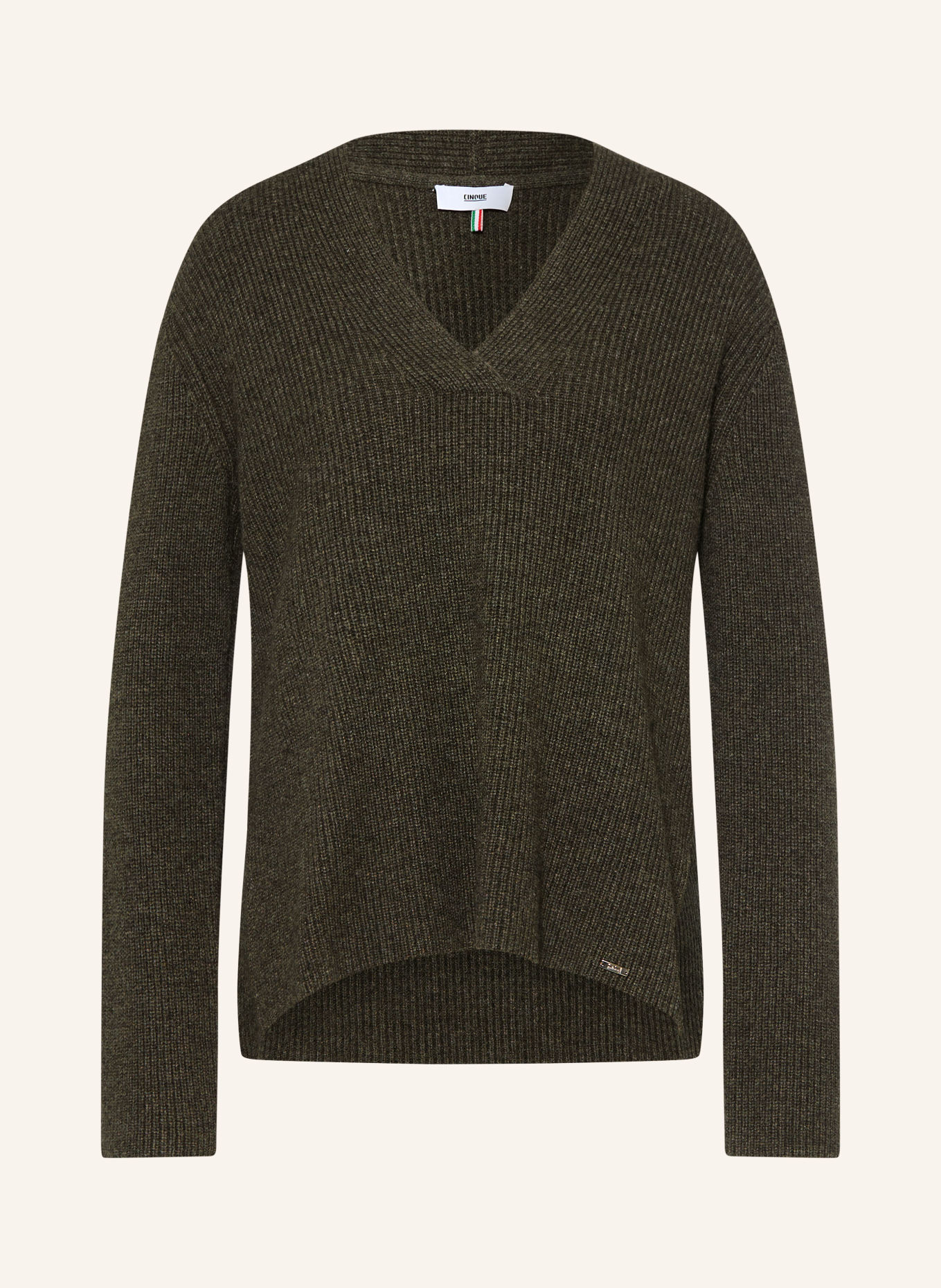 CINQUE Sweter CIJULO: KHAKI